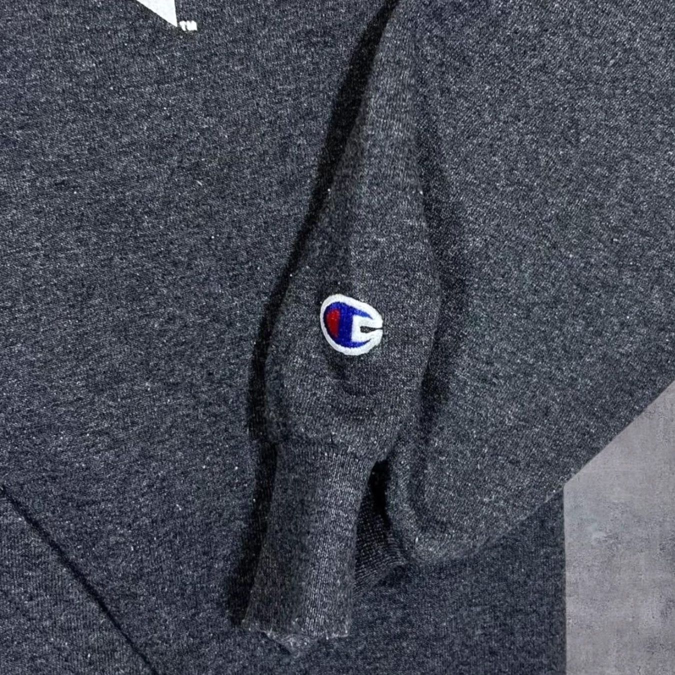 Champion Champion Eco Fleece Columbia College Spellout Graphic Grey Hoodie Medium Mens Size US M / EU 48-50 / 2 - 4 Thumbnail