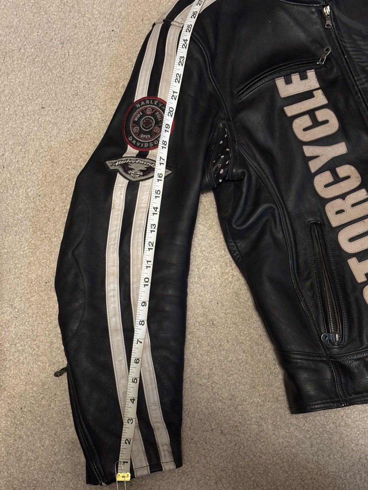 Harley Davidson Harley Davidson Leather Motorcycle Jacket Size US L / EU 52-54 / 3 - 3 Thumbnail
