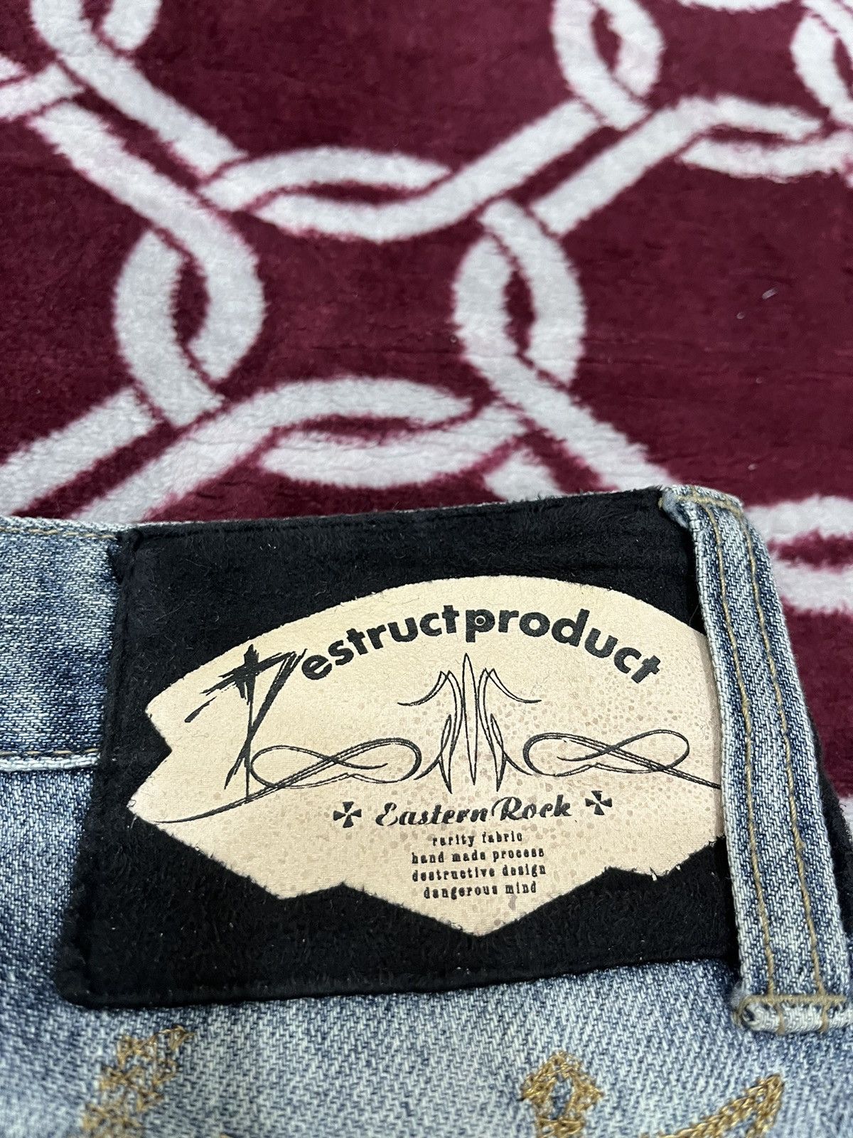 PPFM PPFM Destruct Product Eastern Rock Denim Size US 30 / EU 46 - 14 Thumbnail