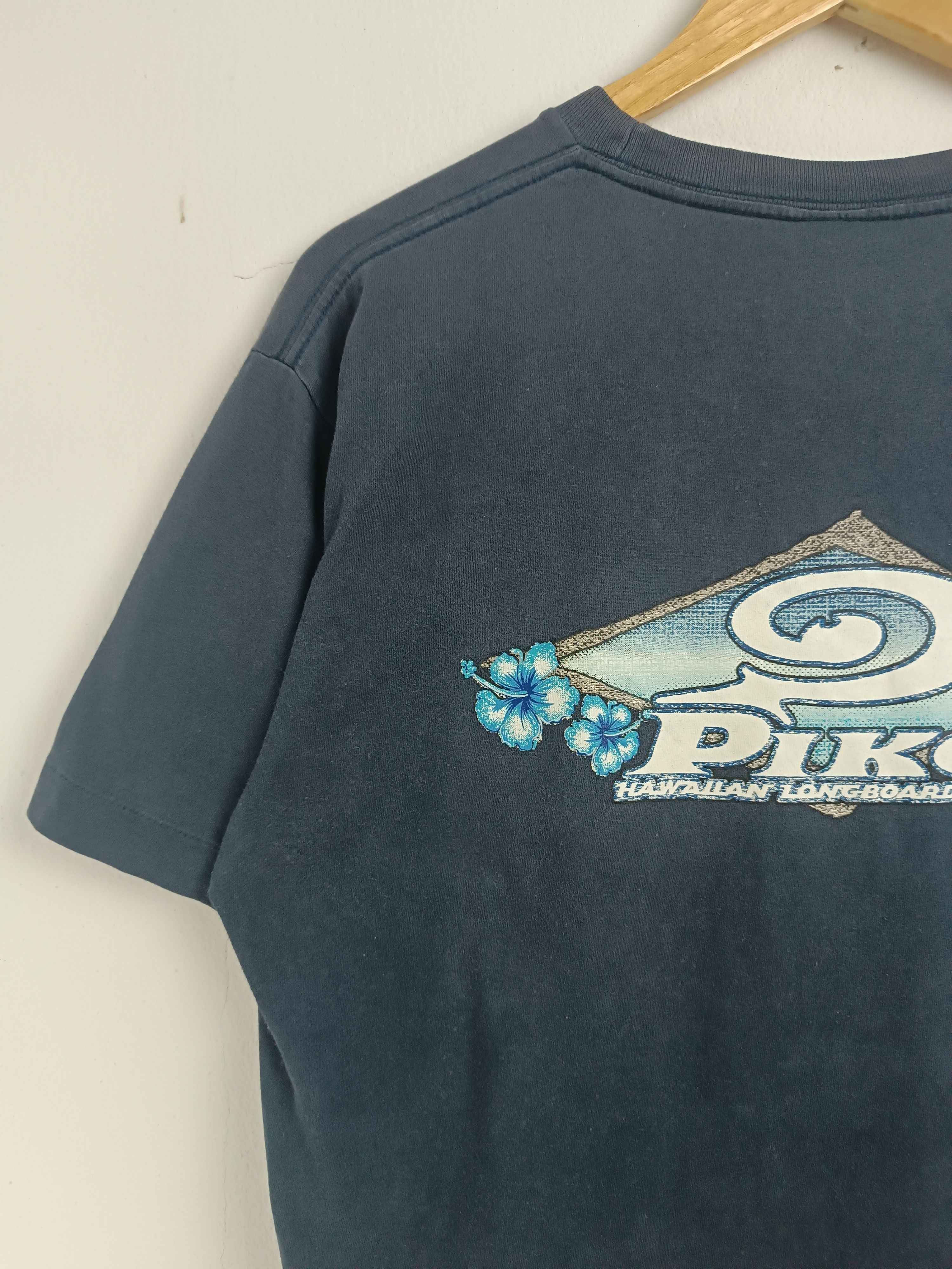 Vintage VINTAGE 90'S FADED PIKO HAWAIIAN LONGBOARD T&C SURF BEACH Size US M / EU 48-50 / 2 - 10 Thumbnail