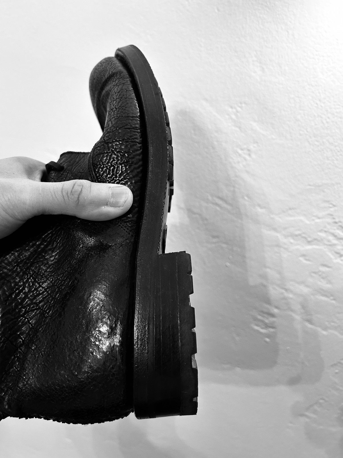 The Last Conspiracy ASGAARD OVERLOCK SPINE SCARRED CULATTA BOOTS Size US 9 / EU 42 - 7 Thumbnail