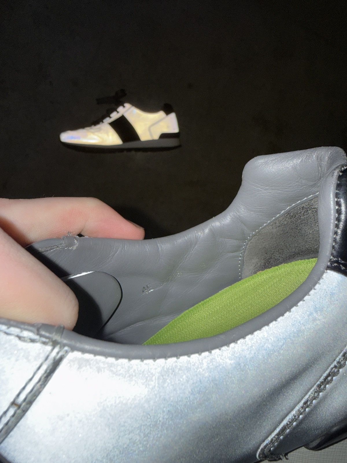 Prada Prada Match Race Sneakers – Grey/Black – Authenticity Check Size US 8 / EU 41 - 10 Thumbnail