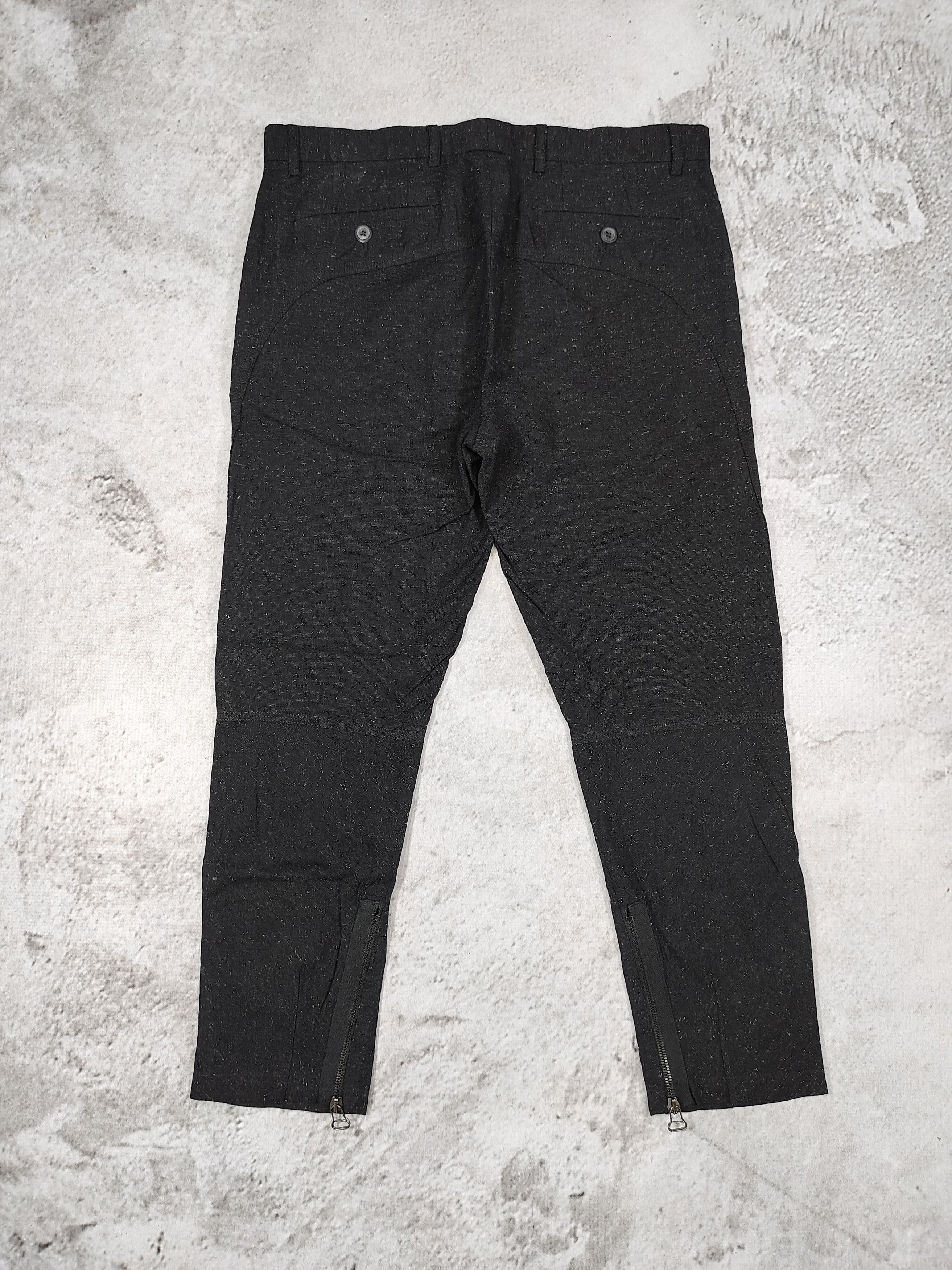 Lanvin Lanvin- Artisanal Tailored Speckled Wool Zipper Trousers Size US 32 / EU 48 - 6 Thumbnail