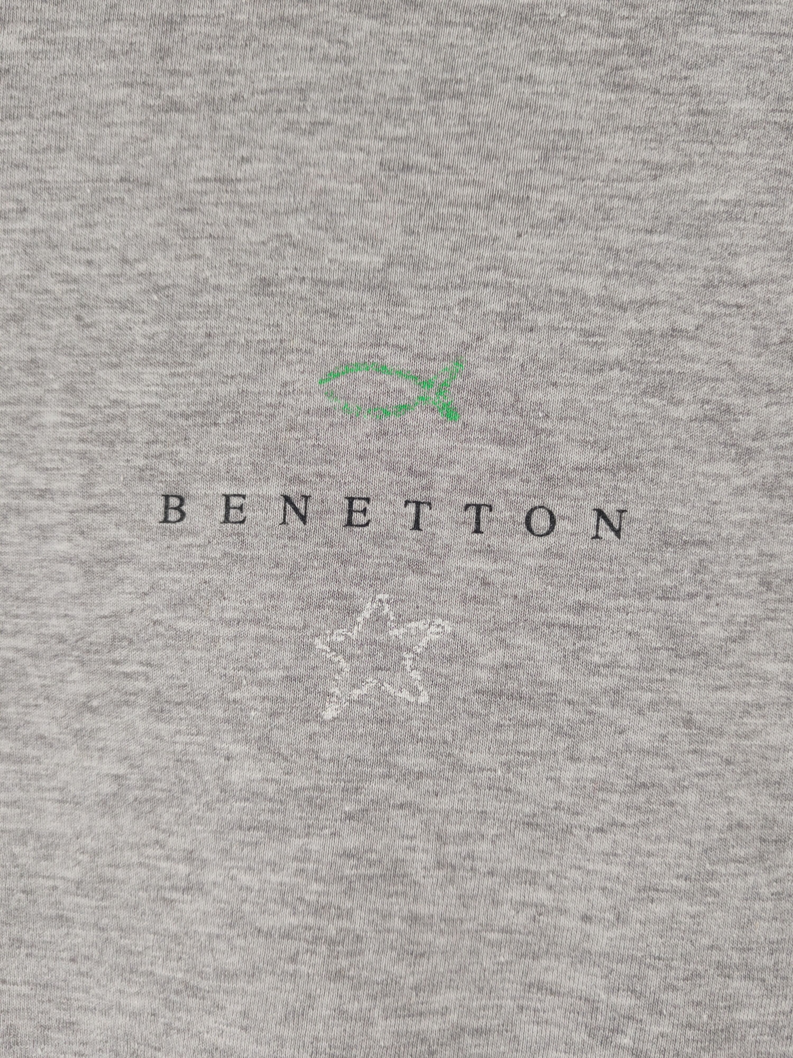 United Colors Of Benetton DL United Colors of Benetton Gray Short Sleeve T-shirt #1821 Size US S / EU 44-46 / 1 - 3 Thumbnail
