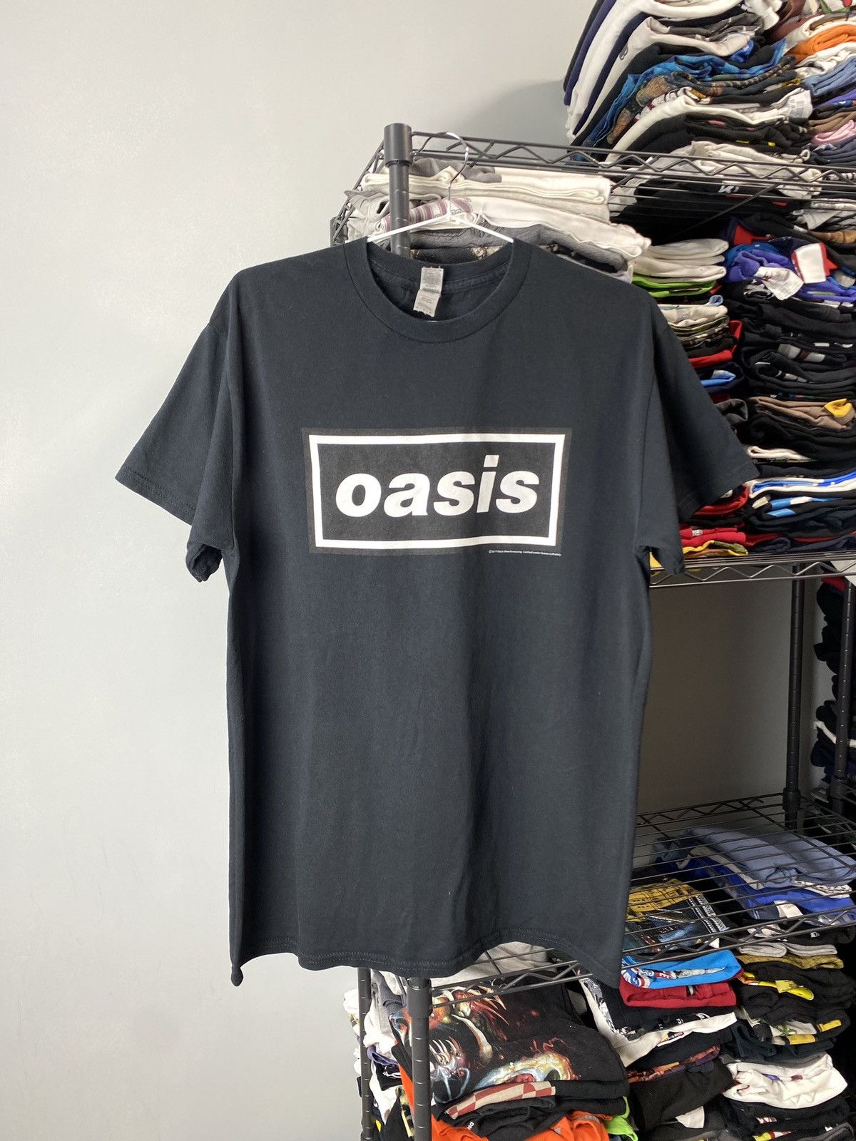 Band Tees × Vintage Oasis Band T Shirt Y2K Hype Size US M / EU 48-50 / 2 - 1 Thumbnail