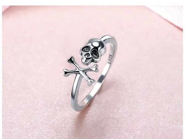 Other Gothic Skeleton Ring (Size 6-8) Size ONE SIZE - 1 Thumbnail