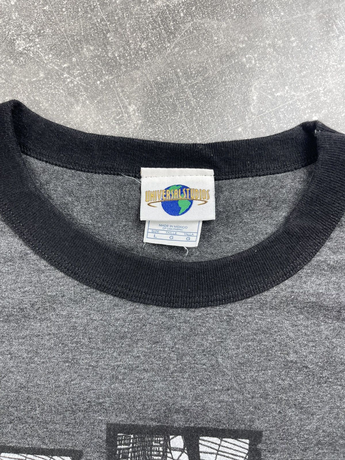 Marvel Comics × Universal Studios × Vintage Vintage Marvel Spider Man Gray Big Log T-Shirt 00s Size US L / EU 52-54 / 3 - 8 Thumbnail