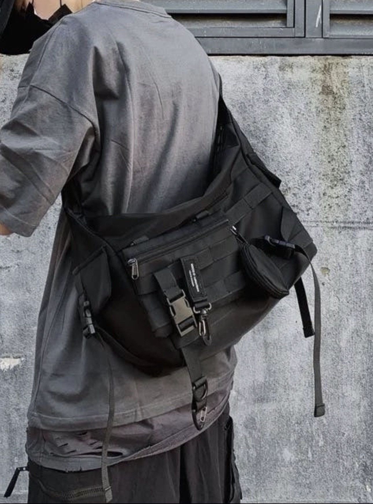 Japanese Brand Military utility messenger bag belt bag fanny pack Size ONE SIZE - 1 Thumbnail