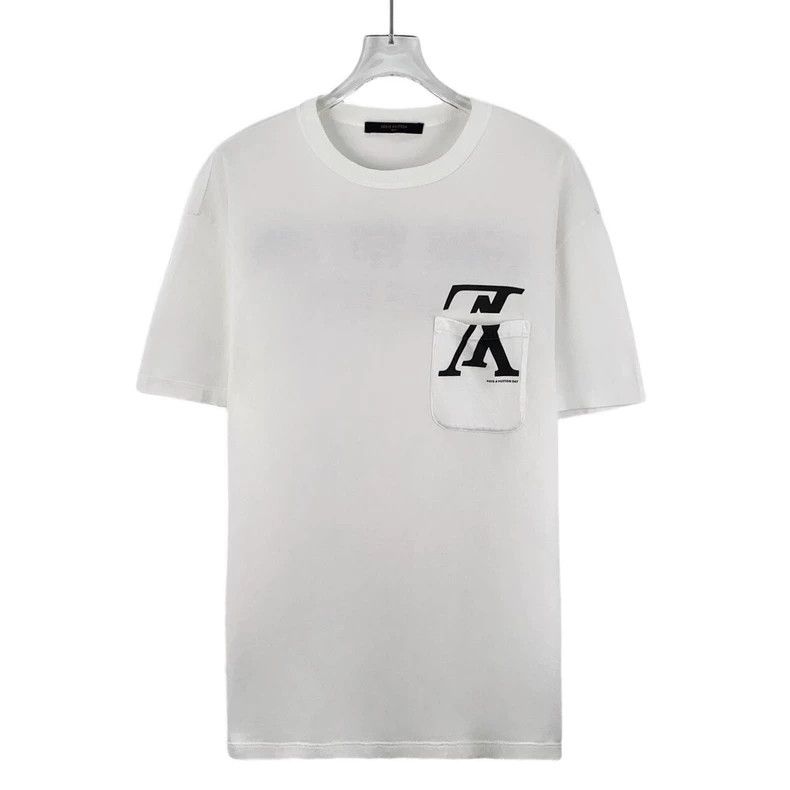 Louis Vuitton Louis Vuitton White monogrammed cotton crewneck short-slee Size US M / EU 48-50 / 2 - 1 Thumbnail