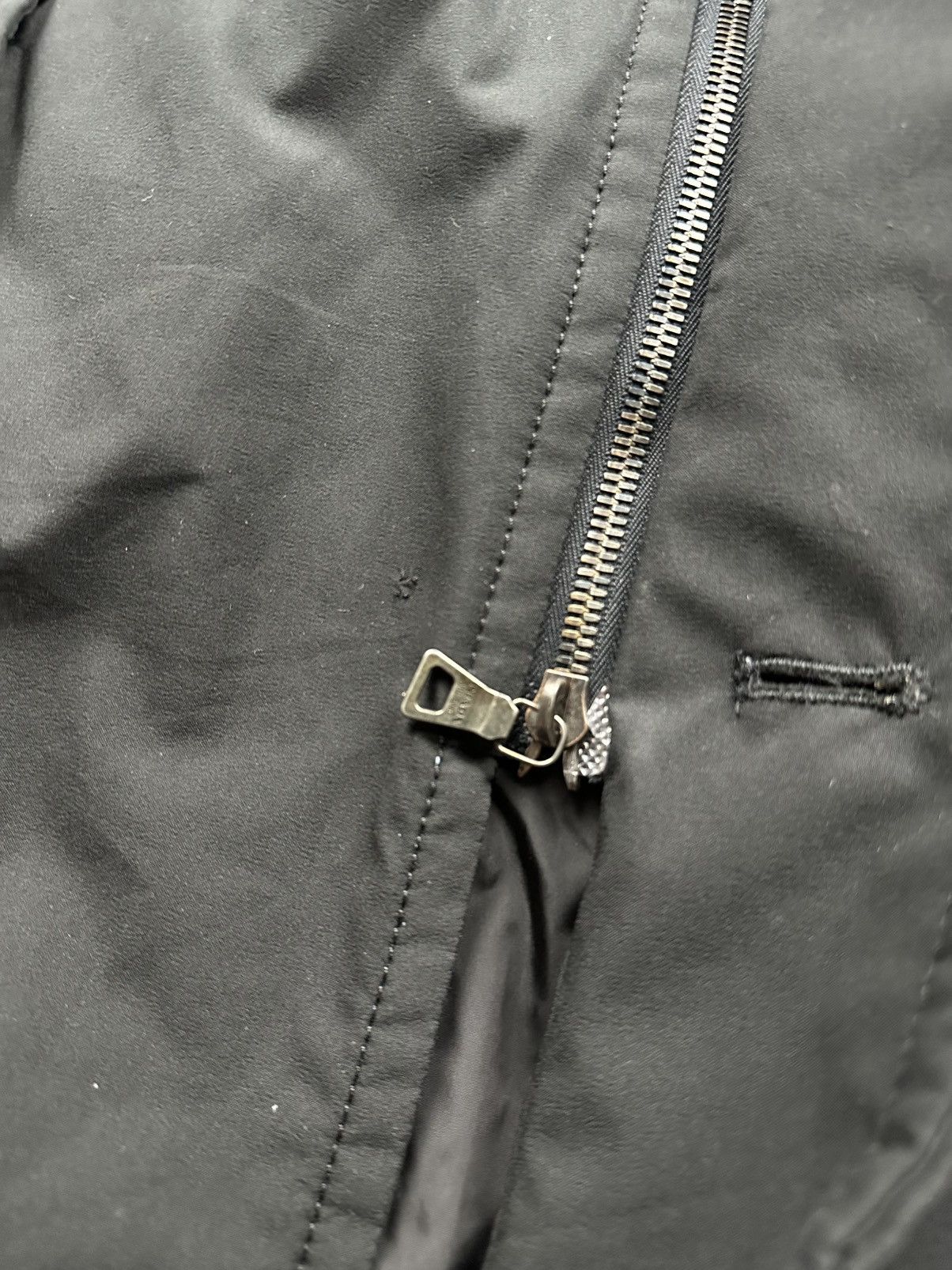 Prada PRADA Size 48 Hidden Placket Lamb Shearling Collar Coat Size US M / EU 48-50 / 2 - 5 Thumbnail