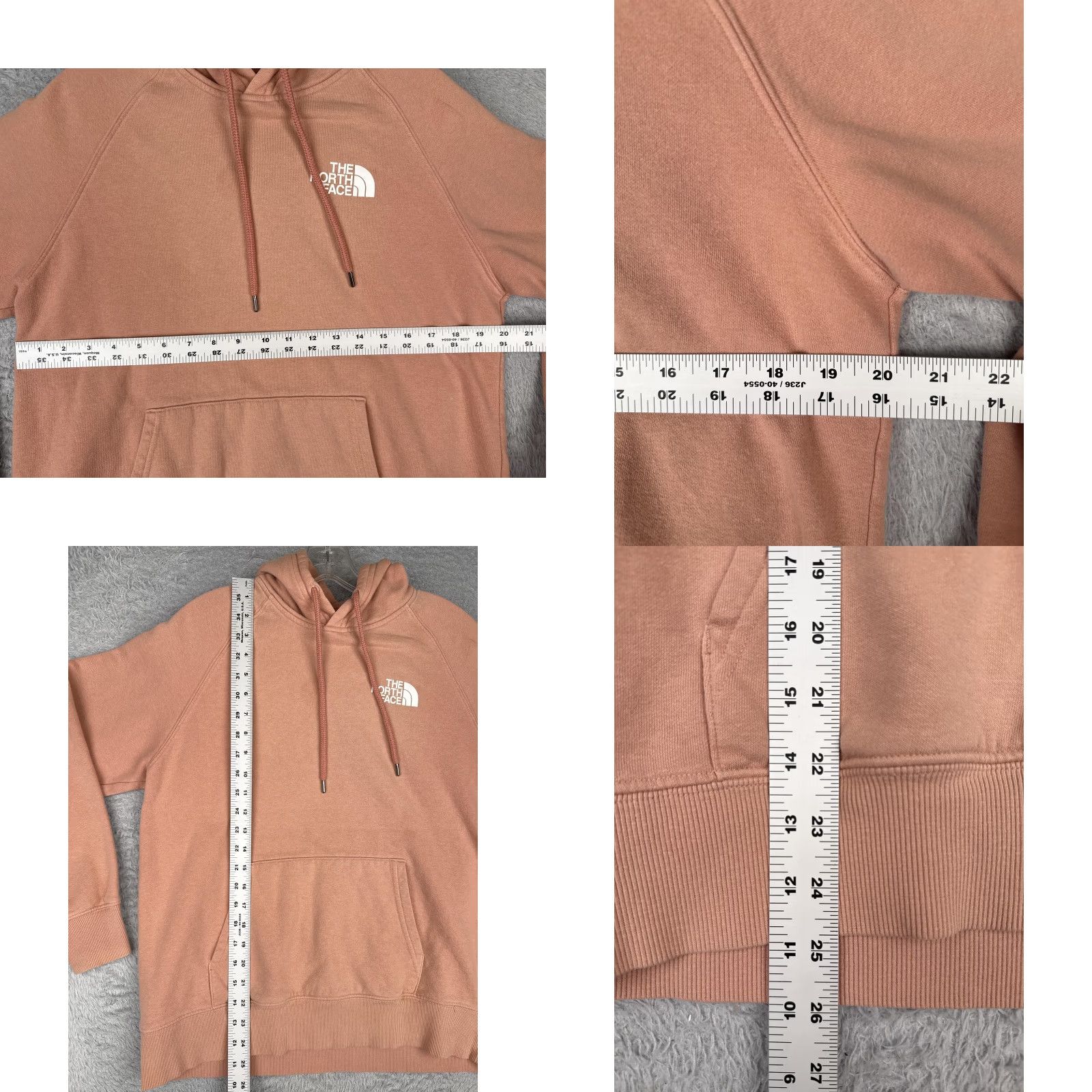 The North Face The North Face Hoodie Womens M Pink NSE Logo Fleece Pullover Sweatshirt Size M / US 6-8 / IT 42-44 - 8 Thumbnail