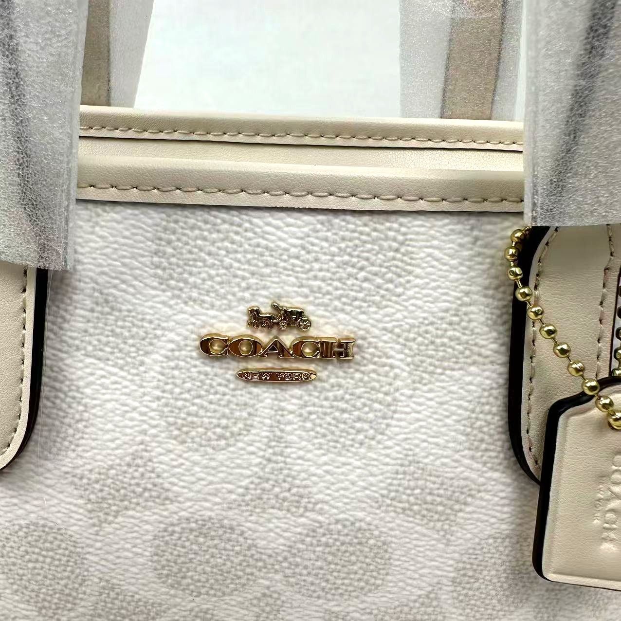 Coach Coach Mini City Tote Bag Crossbody Shoulder Sig Canvas NWT Size ONE SIZE - 7 Thumbnail