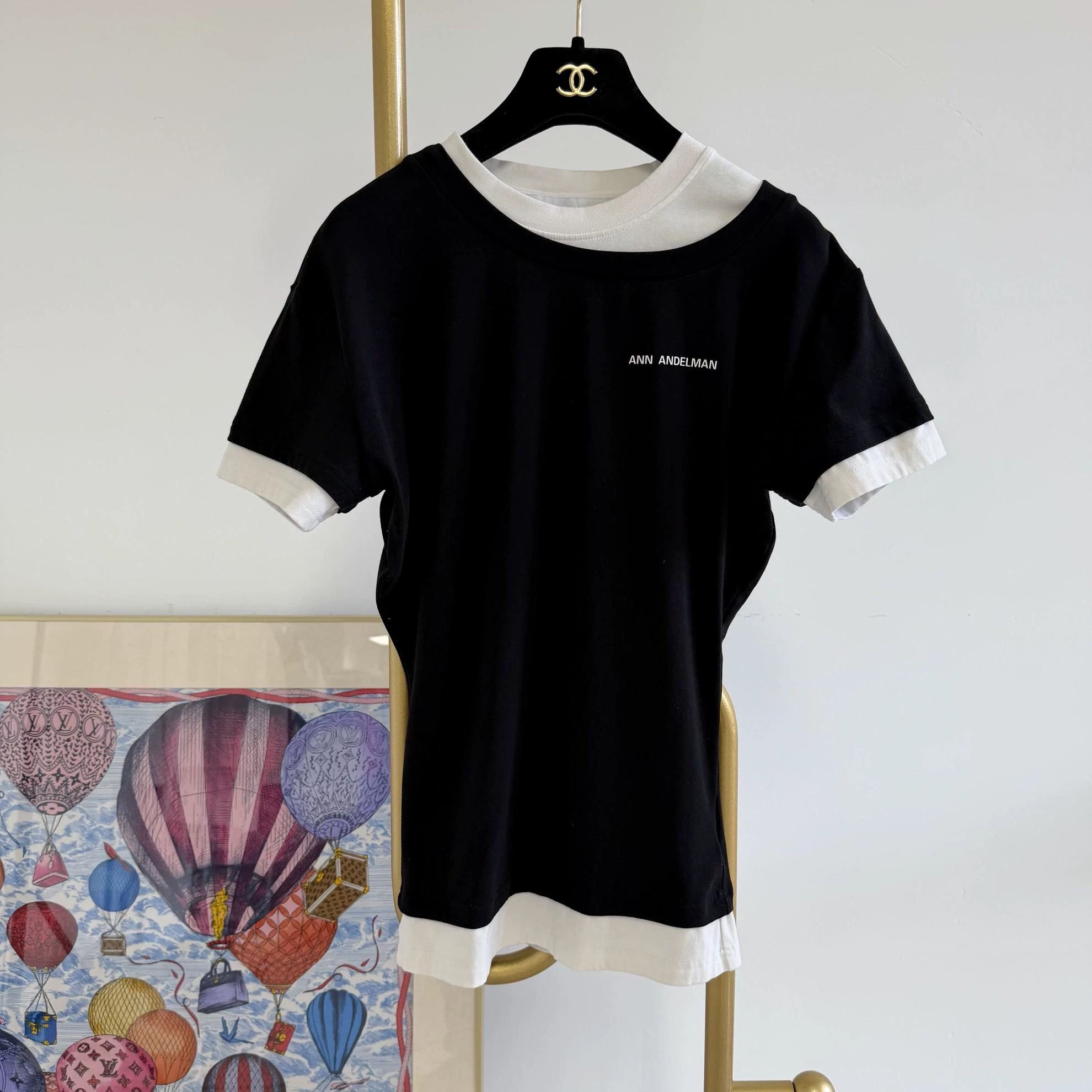 Other Ann Andelman Black Stretch Top S 9786 Size S / US 4 / IT 40 - 1 Thumbnail