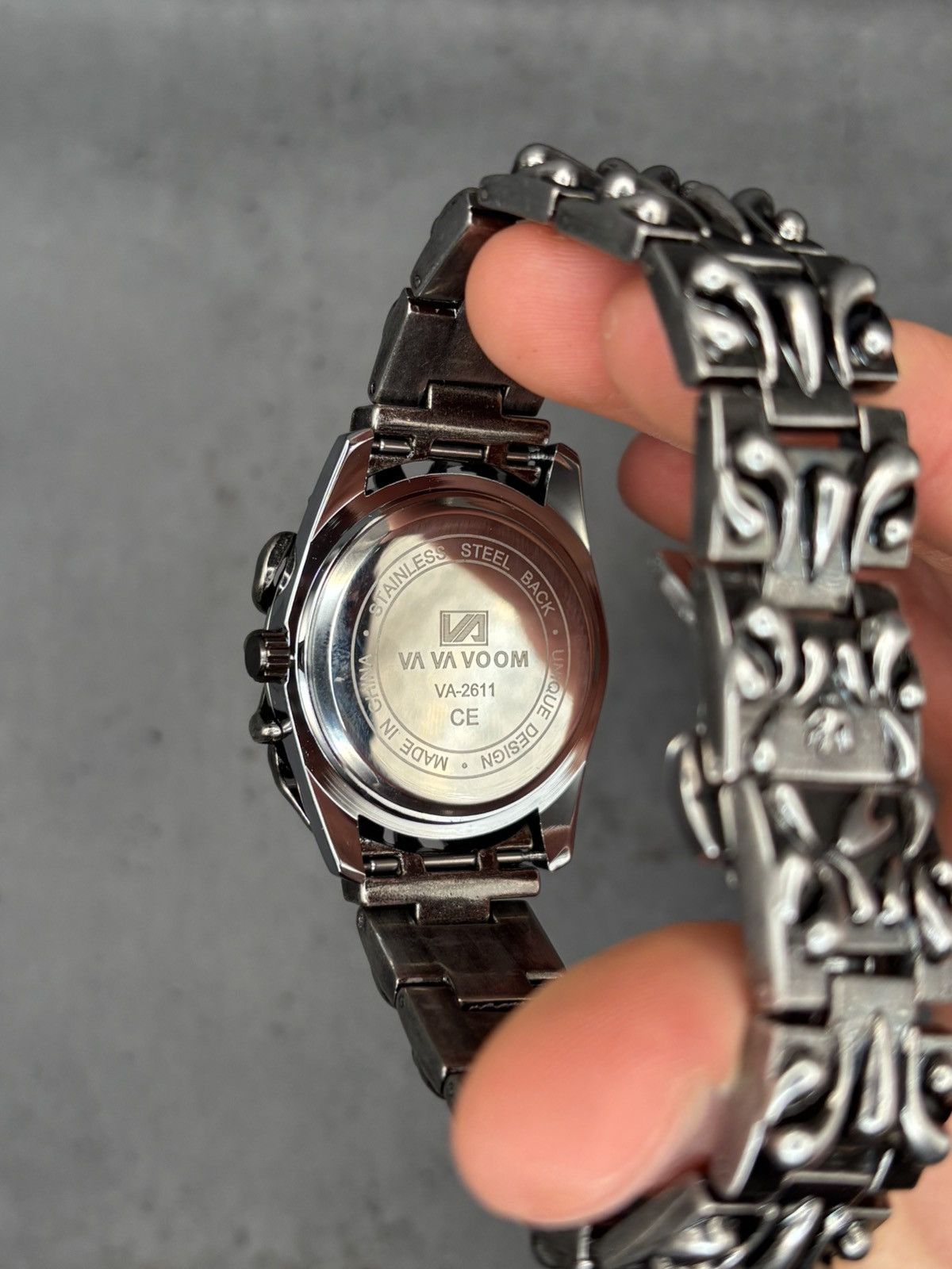 Other Wristwatch Silver Black Vintage Gothic Size ONE SIZE - 8 Thumbnail