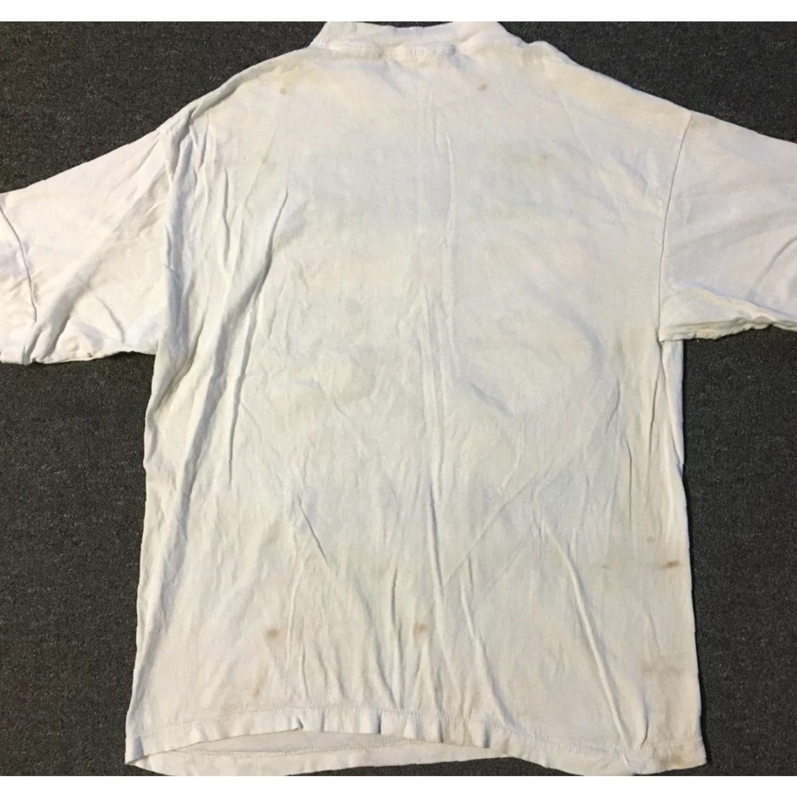 Vintage VINTAGE This Whole Week Has Been Monday Faded Distress Shirt XL White Men Short Sleeve T-Shirt Casual Grunge Funny Humour 80s 90s USA USA Front Size US XL / EU 56 / 4 - 2 Thumbnail