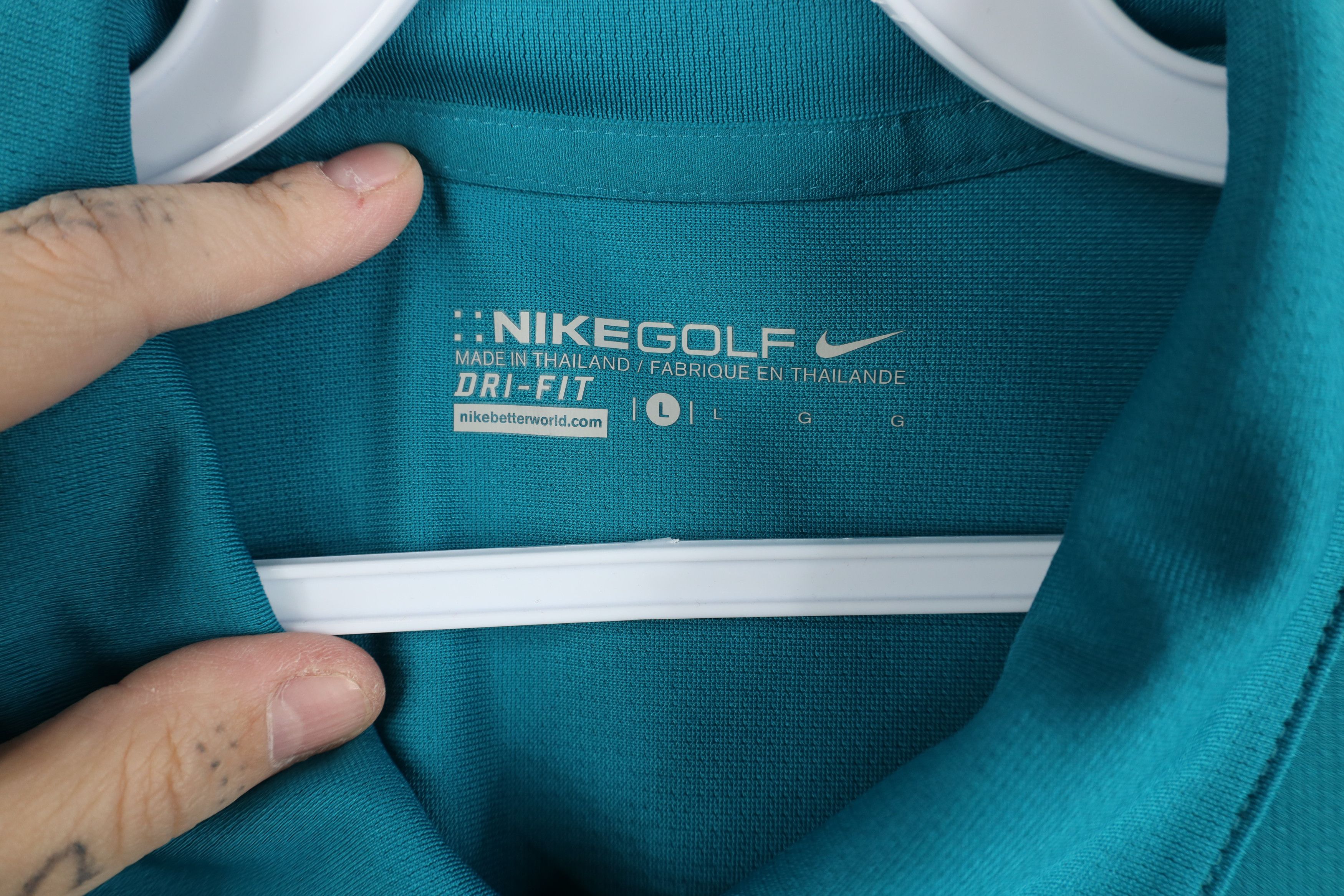 Nike Nike Golf Pearl Vodka Short Sleeve Golf Polo Shirt Teal Size US L / EU 52-54 / 3 - 6 Thumbnail