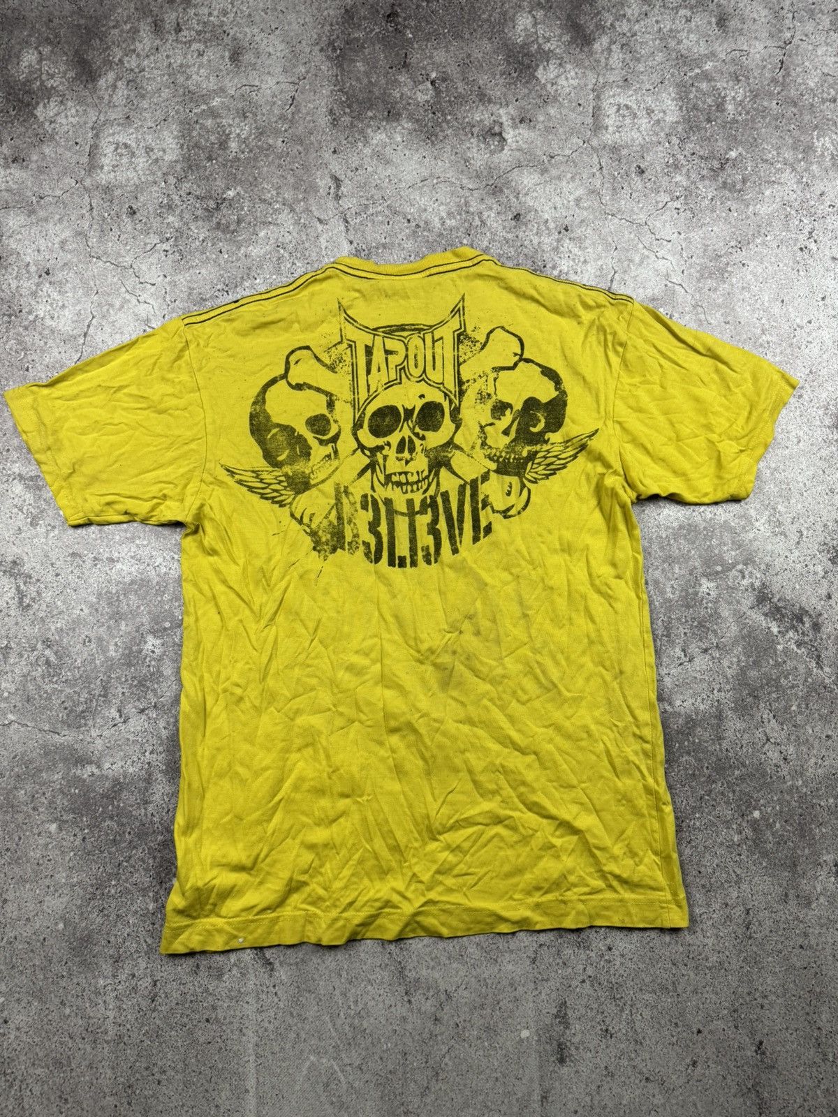 Tapout Crazy vintage y2k TAPOUT grunge skull cyber Affliction shirt Size US S / EU 44-46 / 1 - 8 Thumbnail