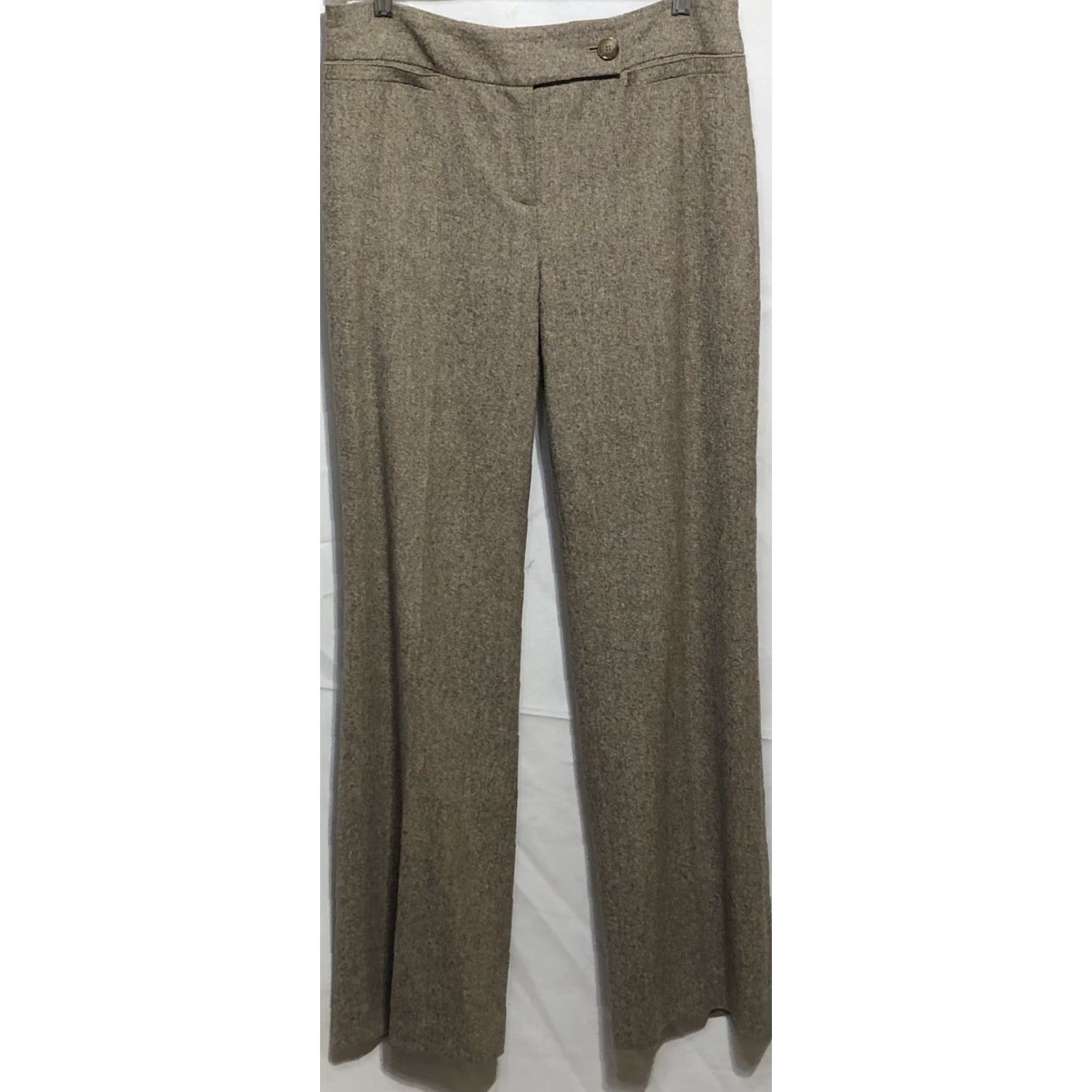 Ann Taylor VINTAGE Ann Taylor Blazer Jacket Pant Wool Suit 4 Lt Brown Bow Pockets Office Career Women 2pc Set Fit Regular Lined Wool Fall Spring Summer Winter"} Size 27" / US 4 / IT 40 - 5 Thumbnail