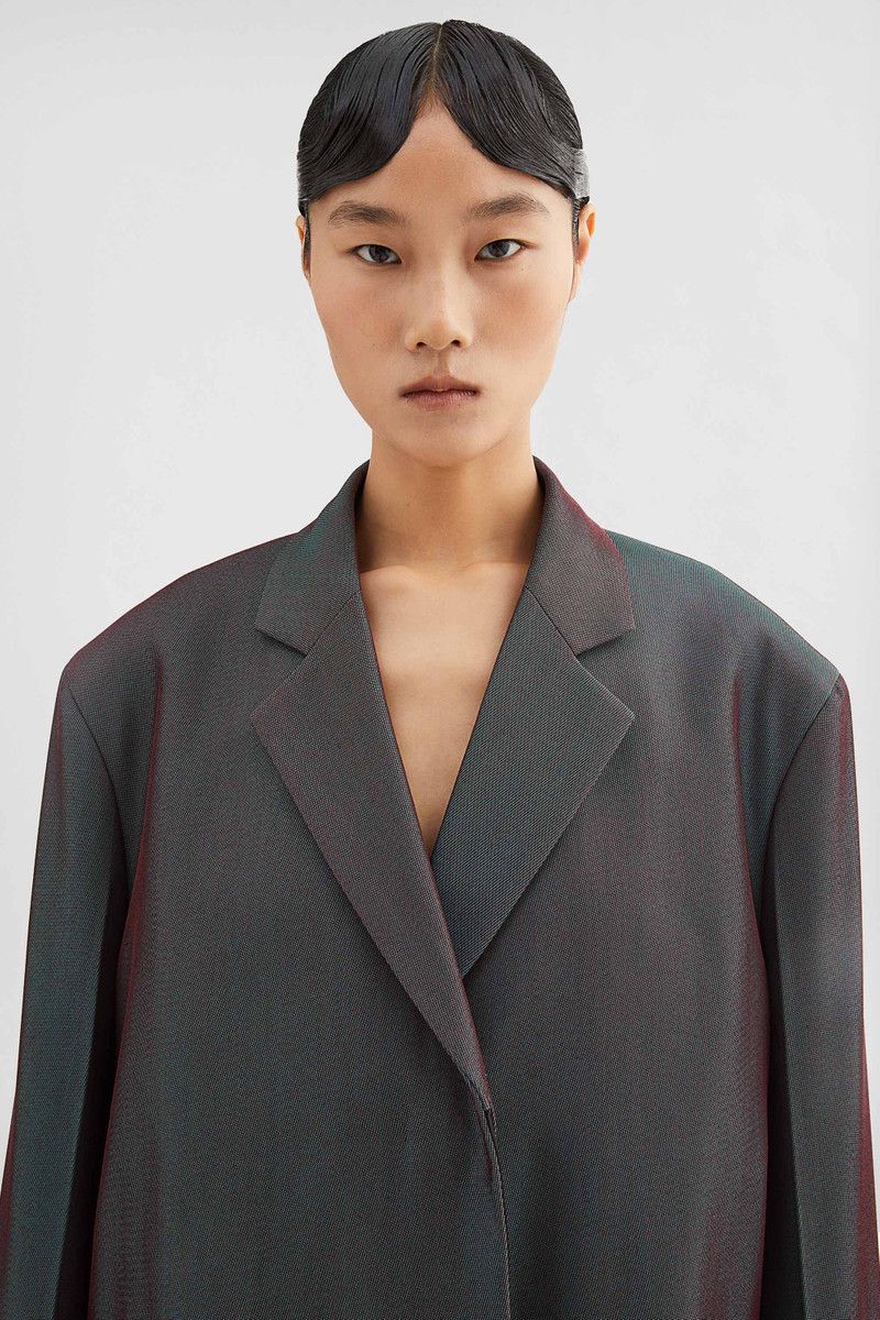 Jil Sander o1loc1c0426 Tailored Coat in Charcoal Grey Size XL / US 12-14 / IT 48-50 - 5 Thumbnail