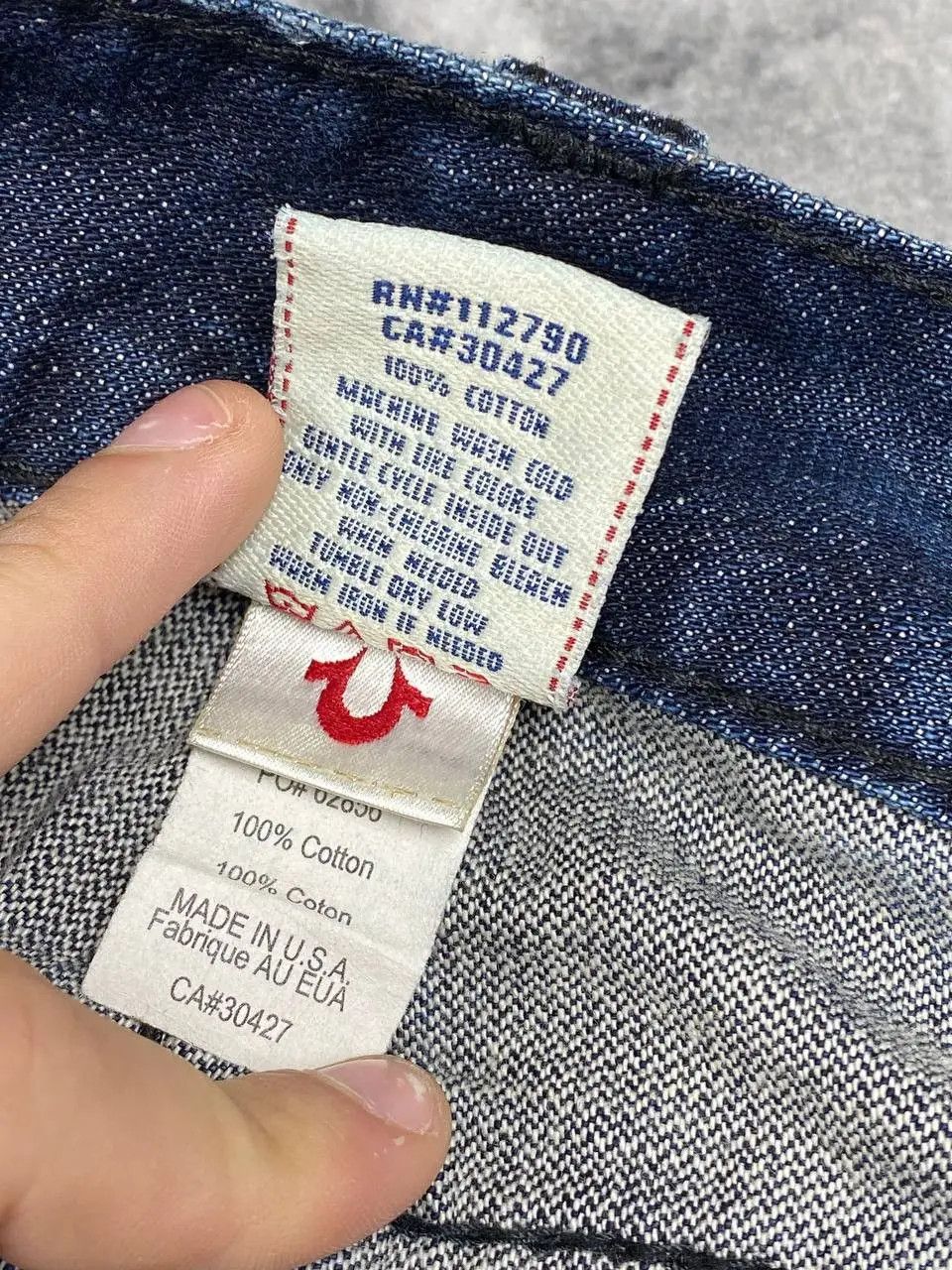 True Religion Vintage True Religion Rainbow Bobby Denim Baggy Jeans Y2K Size US 34 / EU 50 - 8 Thumbnail