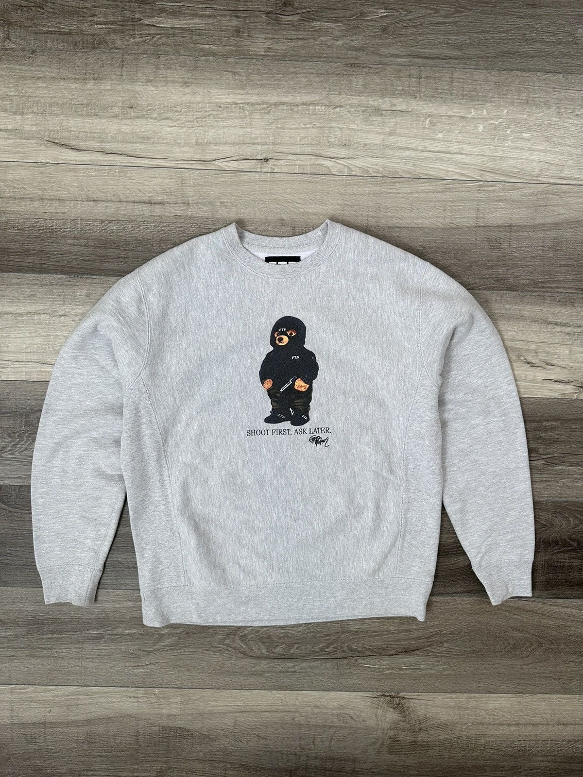 Fuck The Population Fuck The Population FTP "Shoot First, Ask Later" Sweatshirt Size US M / EU 48-50 / 2 - 3 Thumbnail