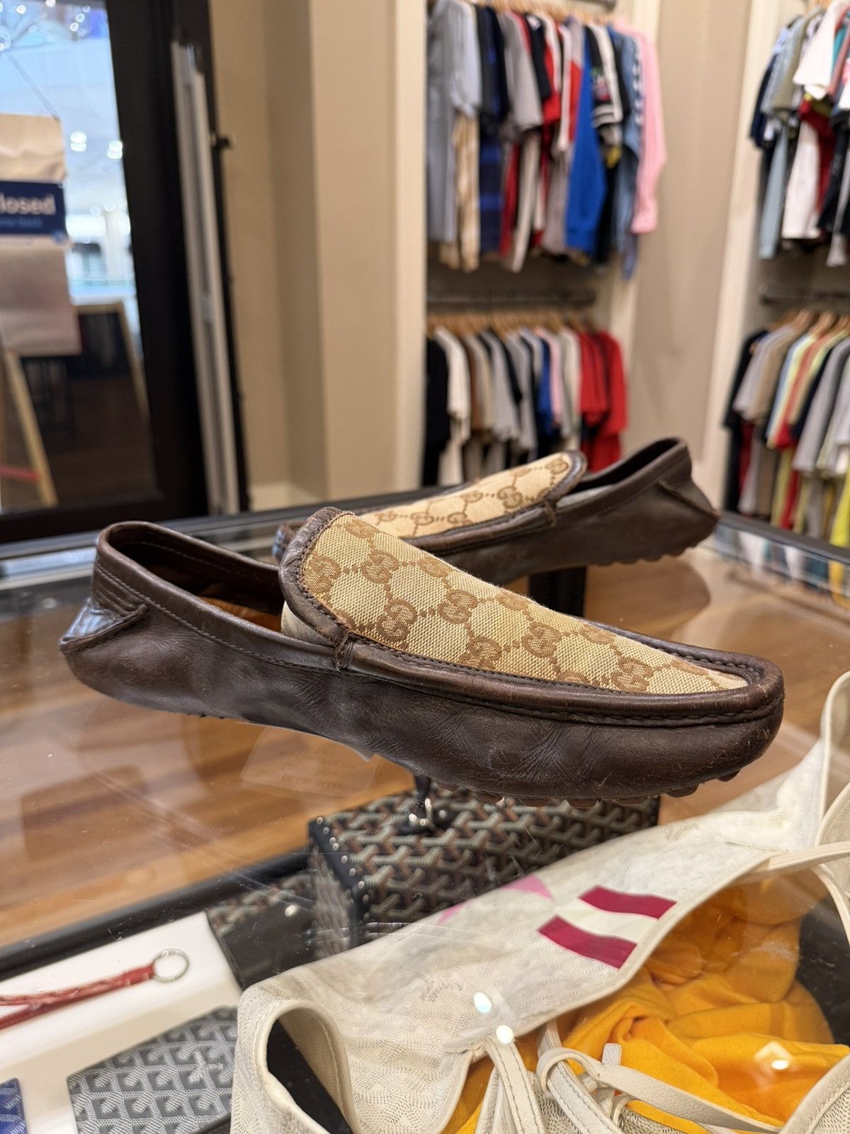 Gucci Gucci GG Canvas Vintage Moccasins Size US 7.5 / EU 40-41 - 3 Thumbnail