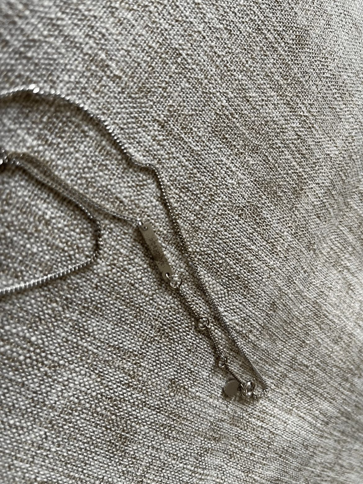 Dior Dior Homme Silver Cross Necklace Size ONE SIZE - 3 Thumbnail