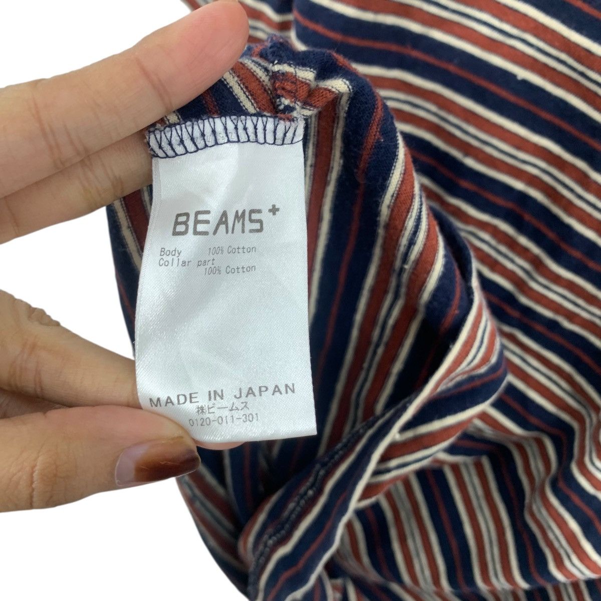 Beams Plus BEAMS PLUS JAPAN Shibuya Collection Striped Tee Shirt Top Size US M / EU 48-50 / 2 - 9 Thumbnail
