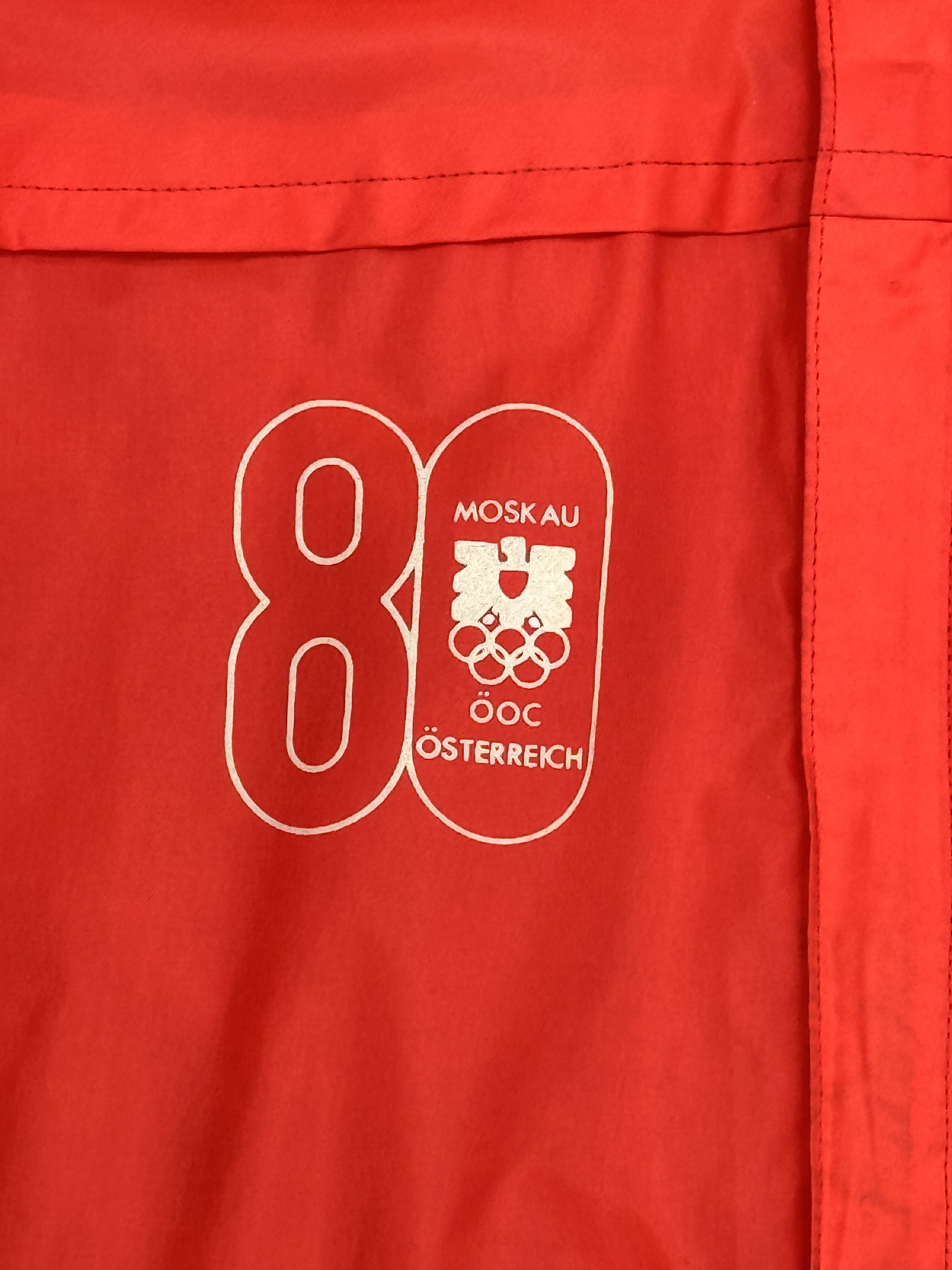 Adidas Adidas Nylon Jacket Austria Team Moscow 1980 Summer Olympics Size US M / EU 48-50 / 2 - 8 Thumbnail
