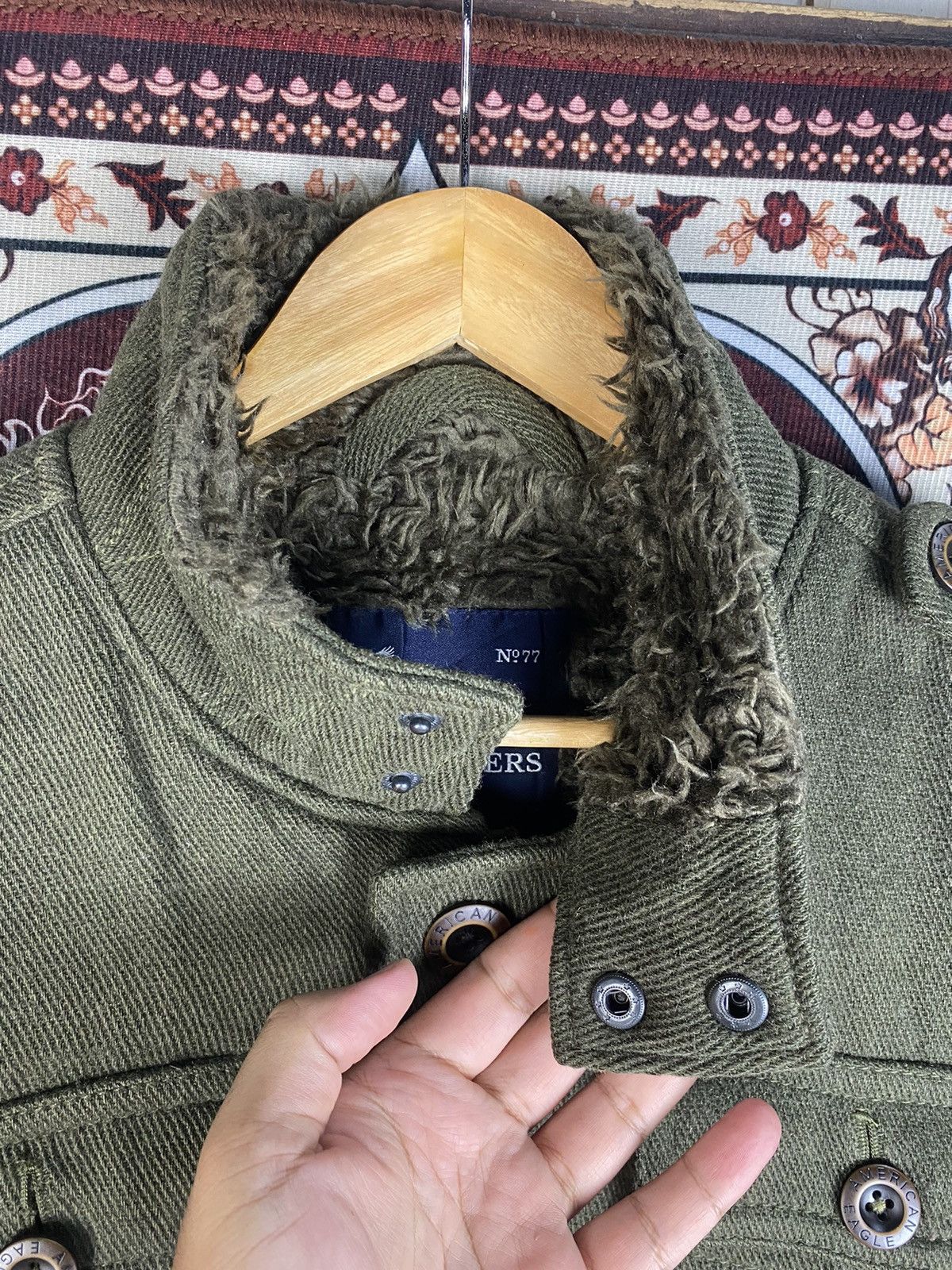 American Eagle Outfitters American Eagle Outfitters Sherpa Deck Military Jacket Size US M / EU 48-50 / 2 - 7 Thumbnail