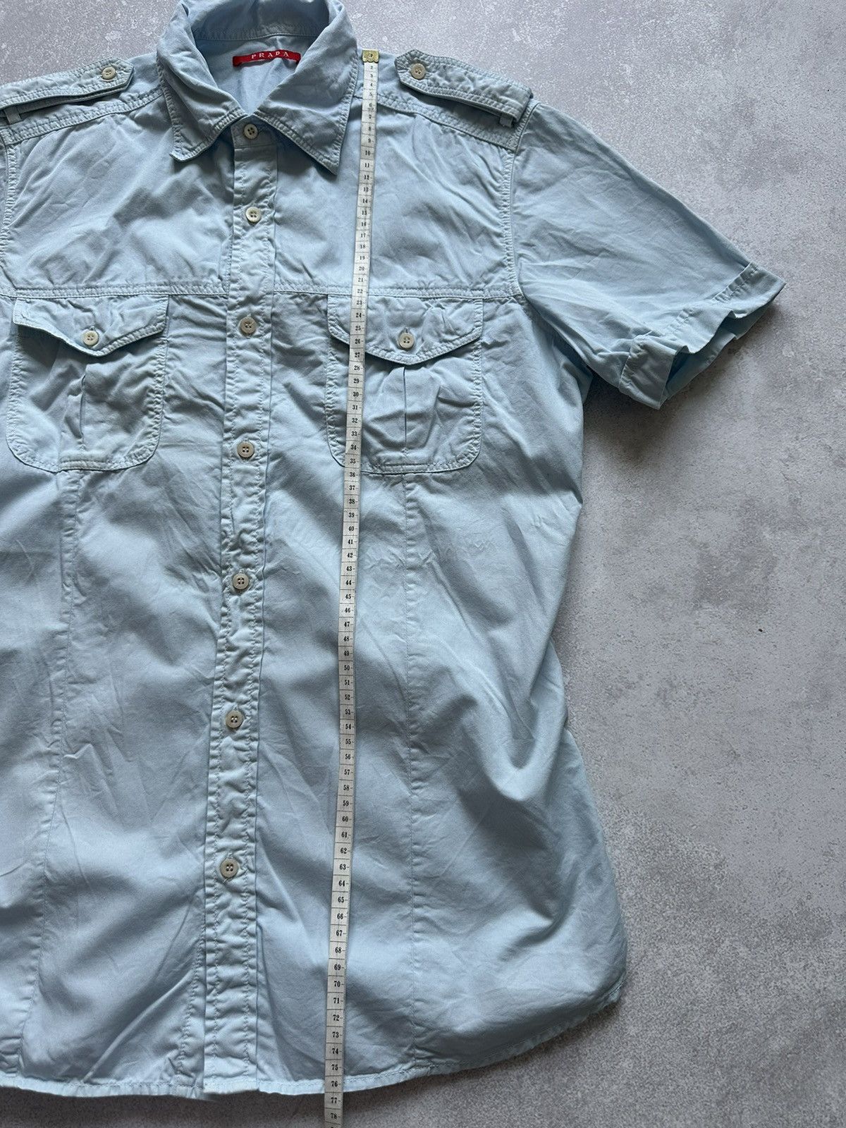 Prada short sleeve shirts for women Prada Blue size 39 Size M / US 6-8 / IT 42-44 - 6 Thumbnail