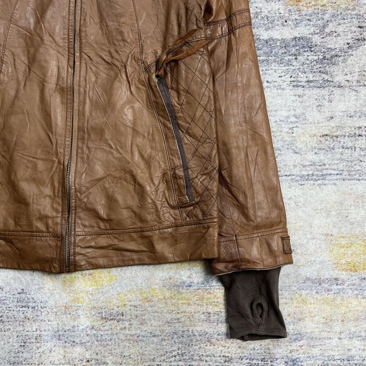 14th Addiction Qualite bono leather jacket thumb hole sleeve vkei style Size US XS / EU 42 / 0 - 5 Thumbnail