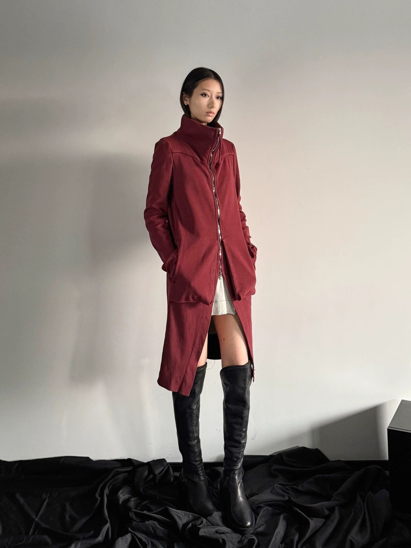 Vintage Italian Vintage Multi-Layer Double-Zip Long Coat XS Size XS / US 0-2 / IT 36-38 - 2 Thumbnail
