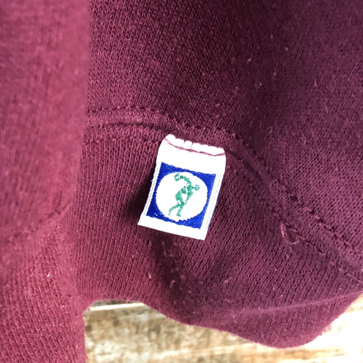 Japanese Brand × Vintage Discuss Athelitic Maroon Sweatshirt #A1915 Size US L / EU 52-54 / 3 - 10 Thumbnail