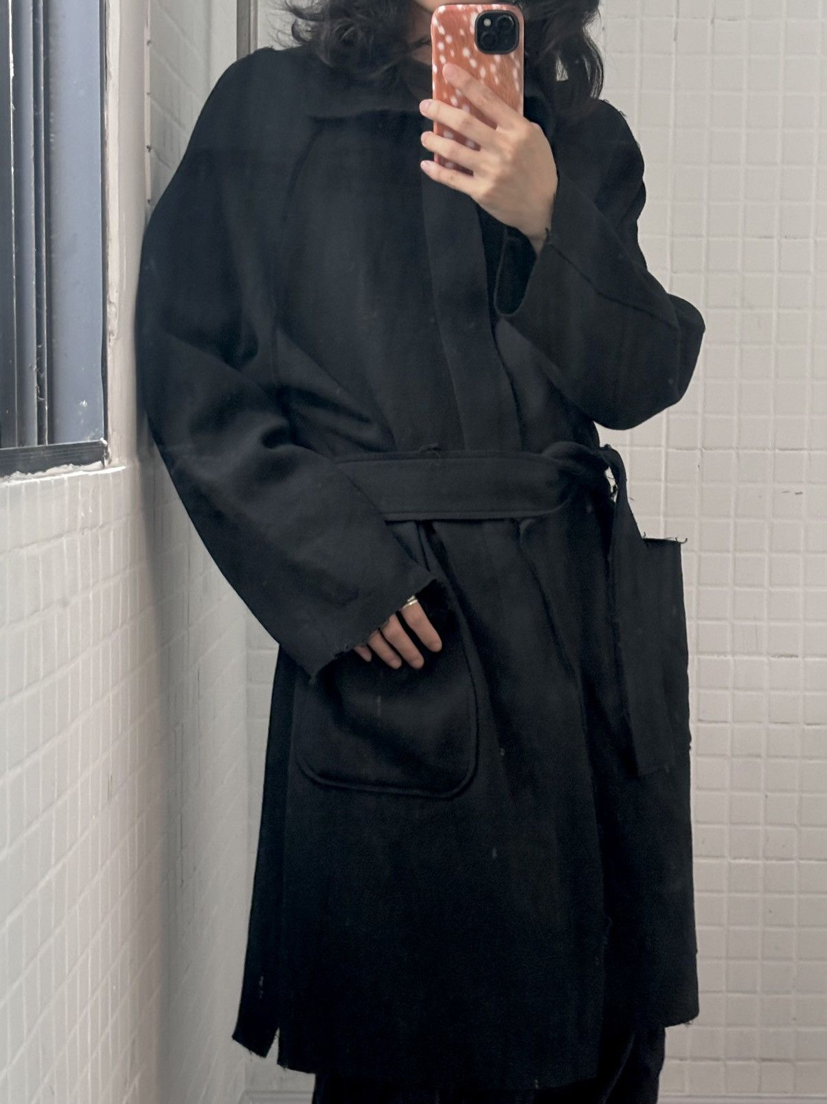 Ann Demeulemeester Ann Demeulemeester | Single-Layer Wool Coat Size US S / EU 44-46 / 1 - 3 Thumbnail