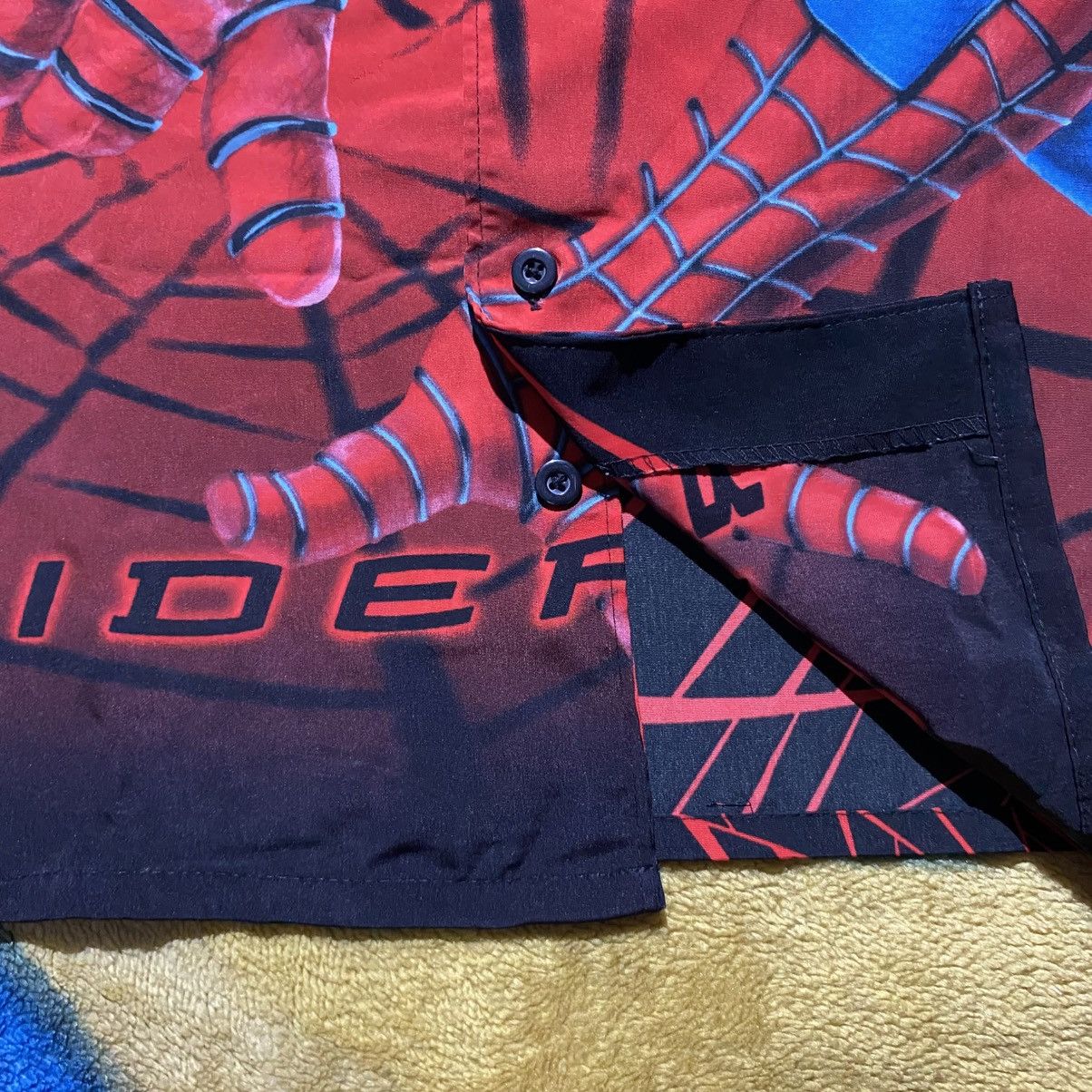 Marvel Comics Y2k Spider-Man 2002 All Over Print Button Up Size US XL / EU 56 / 4 - 3 Thumbnail