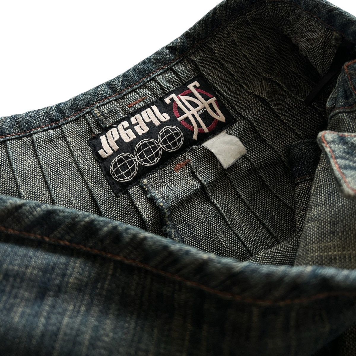 Jean Paul Gaultier × Vintage VINTAGE JEAN PAUL GAULTIER ASYMMETRIC DENIM SKIRT Size 30" / US 8 / IT 44 - 9 Thumbnail