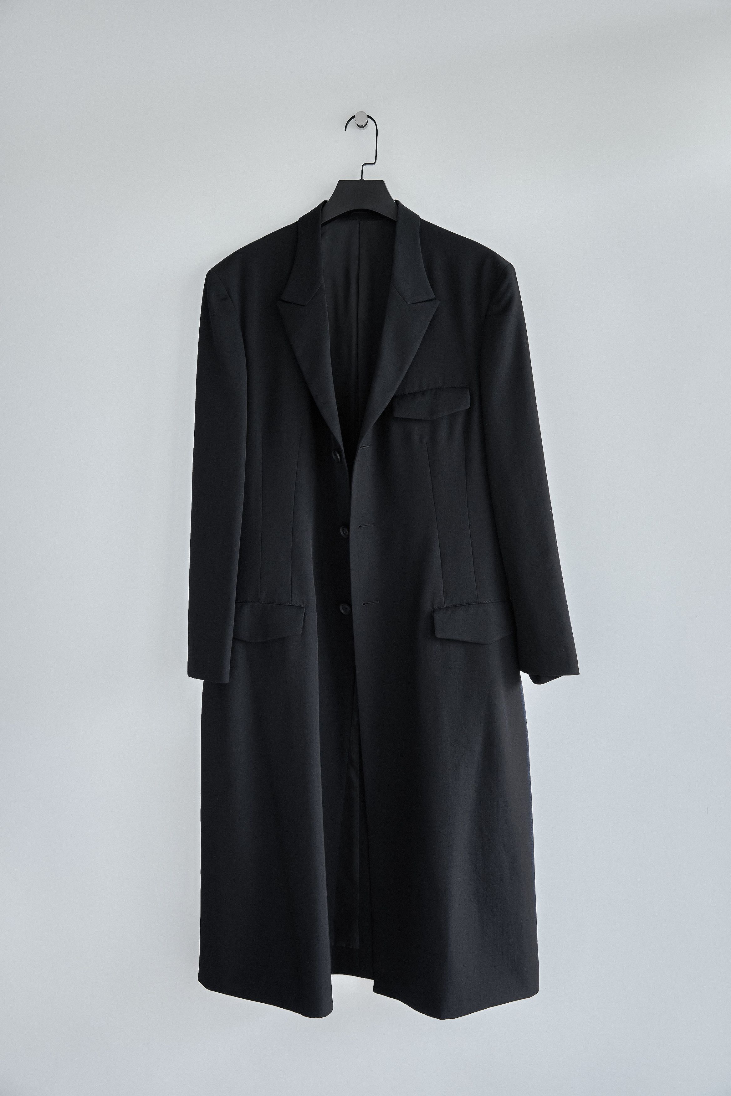 Yohji Yamamoto Yohji Yamamoto Pour Homme 19AW - 3B Peaked lapel Jacket Size US M / EU 48-50 / 2 - 8 Thumbnail