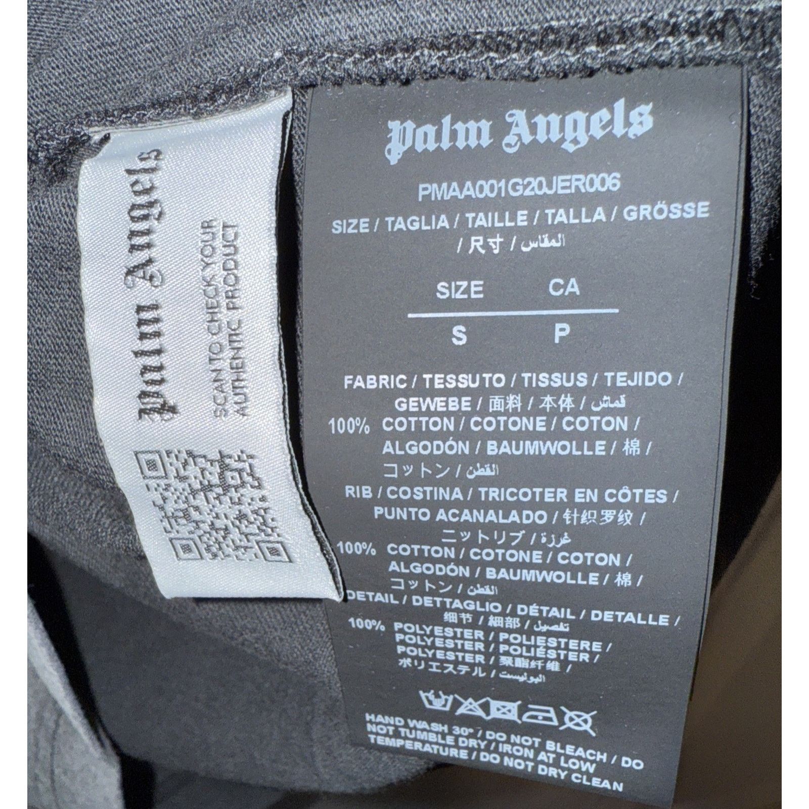 Palm Angels Men's PALM ANGELS Alphabet Printing Washed Short Sleeve Size US S / EU 44-46 / 1 - 4 Thumbnail