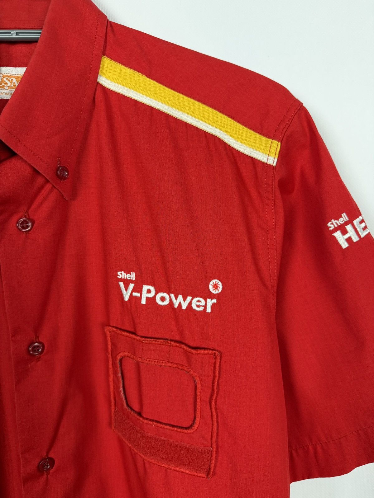 Ferrari Ferrari Shell V-Power Short Sleeve Shirt Button Up F1 Size S Size US S / EU 44-46 / 1 - 7 Thumbnail