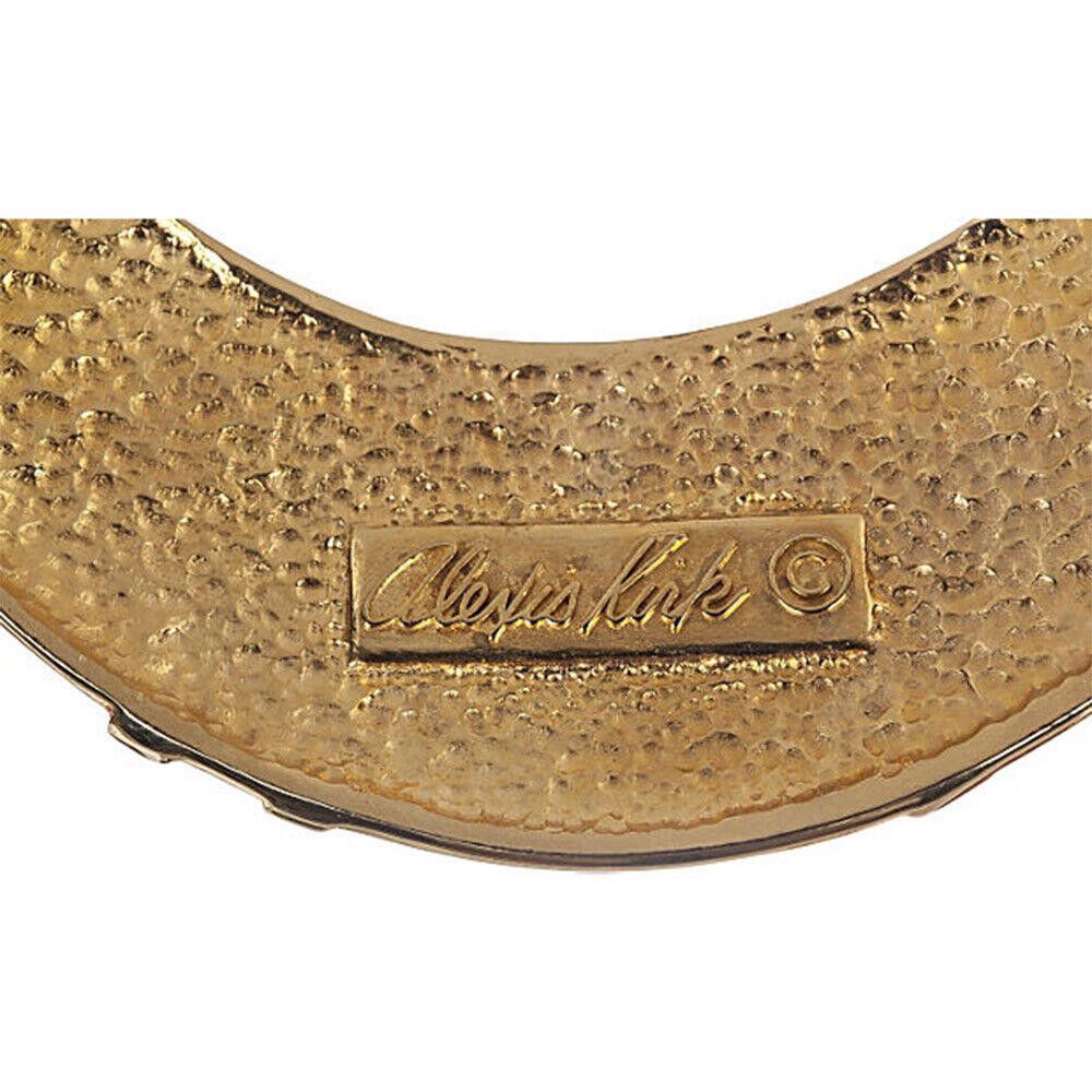 Designer Alexis Kirk Enamel & Rhinestone Collar Necklace Size ONE SIZE - 7 Thumbnail