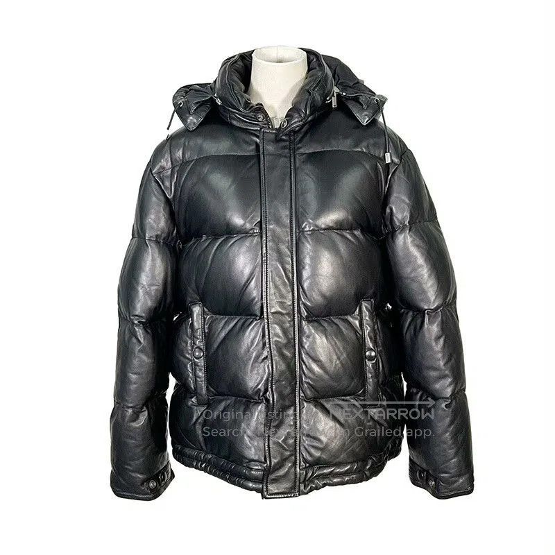Saint Laurent Paris Saint Laurent Black Sheepskin Down Jacket. Size S / US 4 / IT 40 - 1 Thumbnail