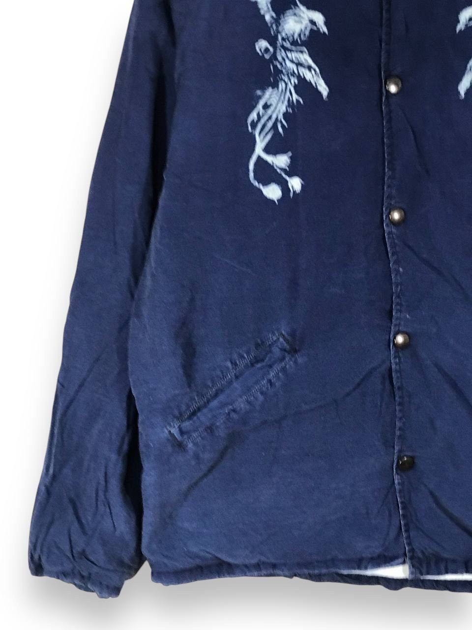 Blue Blue Japan Blue blue indigo kimono button up style sukajan phoenix bird Size US L / EU 52-54 / 3 - 5 Thumbnail