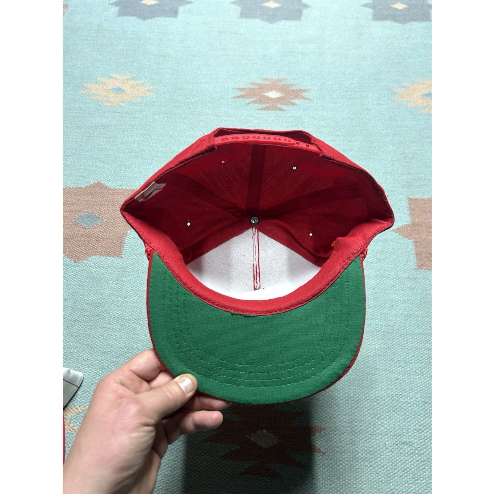 Equipment VINTAGE SnapBack hat cap Jursik truck equipment Michigan red adjustable Mens Adjustable Snapback Hat Size ONE SIZE - 5 Thumbnail