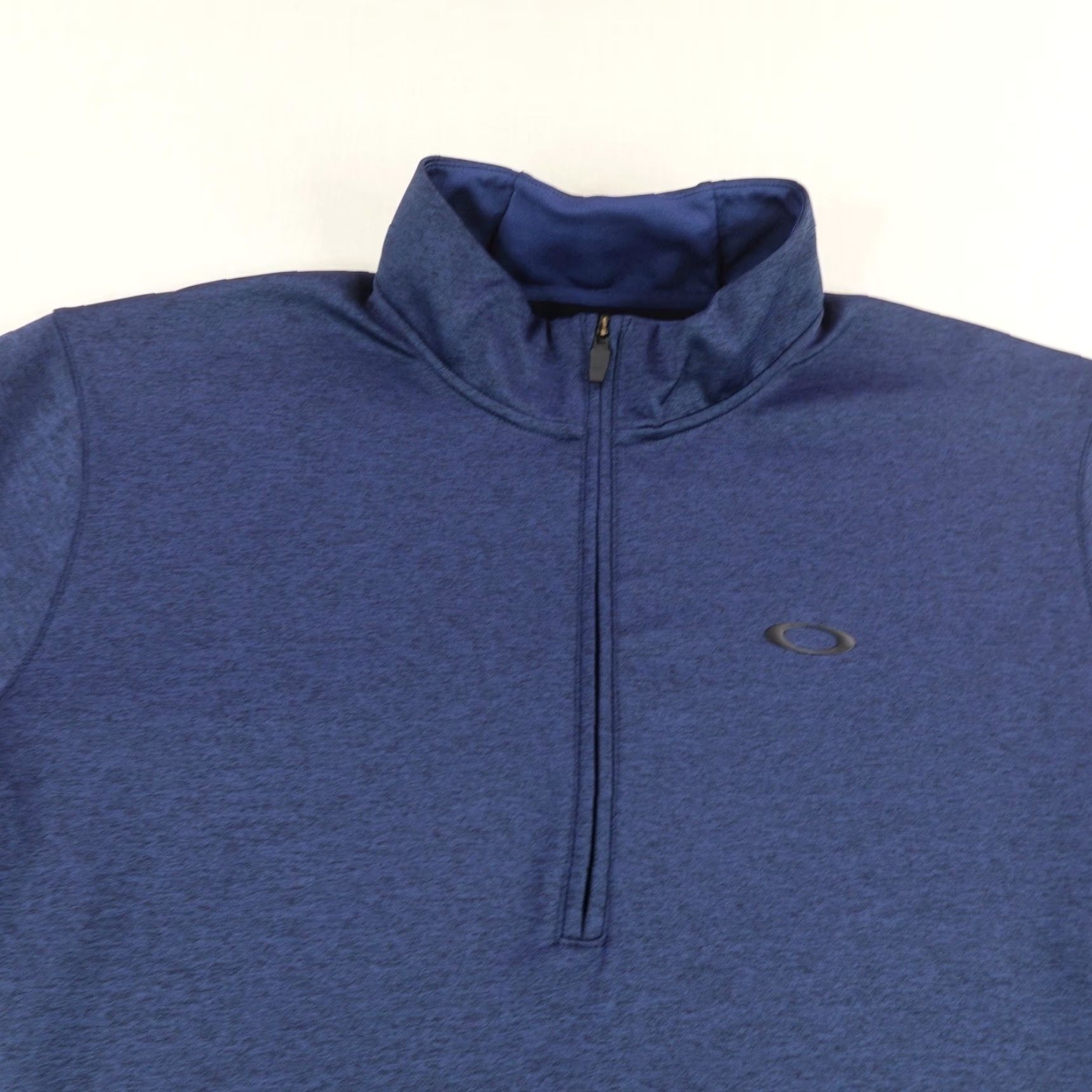 Oakley Oakley Sweater Mens XL Blue Fleece Half Zip Golf Fleece Pullover Mock Neck Size US XL / EU 56 / 4 - 2 Thumbnail