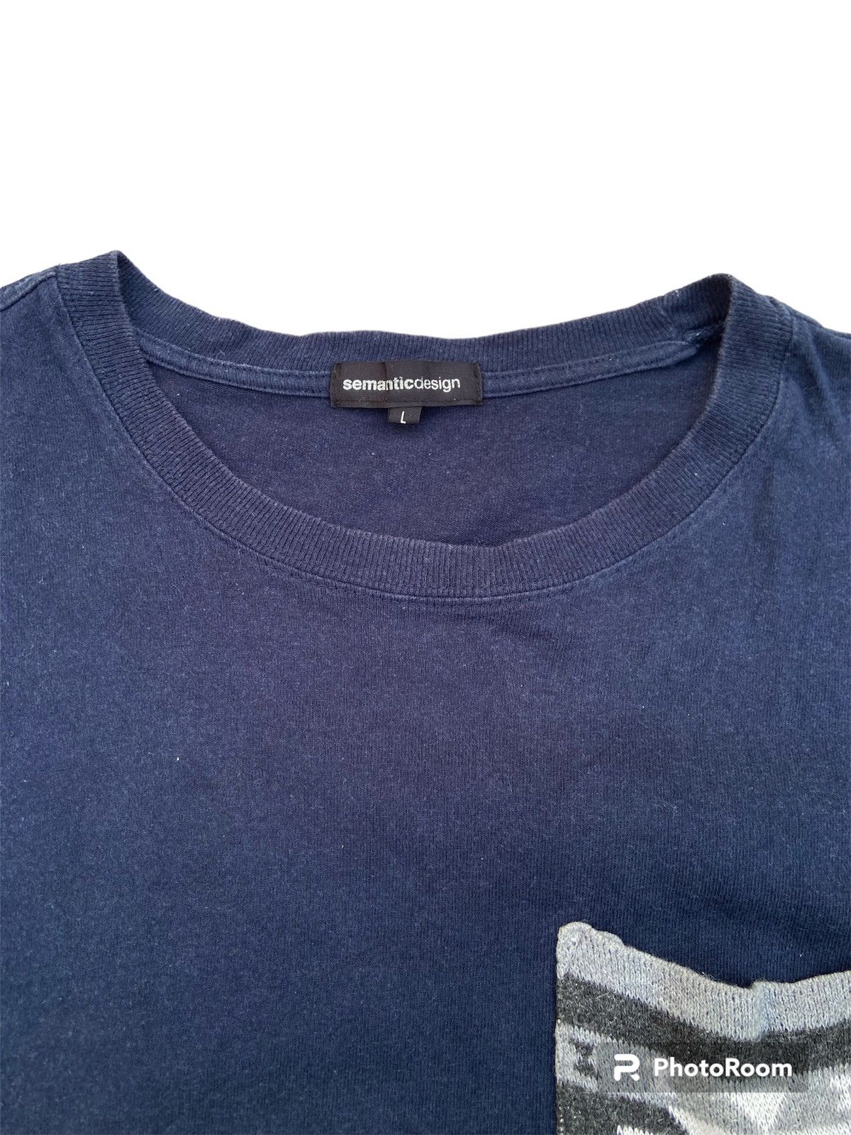 If Six Was Nine × Japanese Brand × semanticdesign SEMANTIC DESIGN POCKET CASUAL TEE SHIRT Size US L / EU 52-54 / 3 - 6 Thumbnail