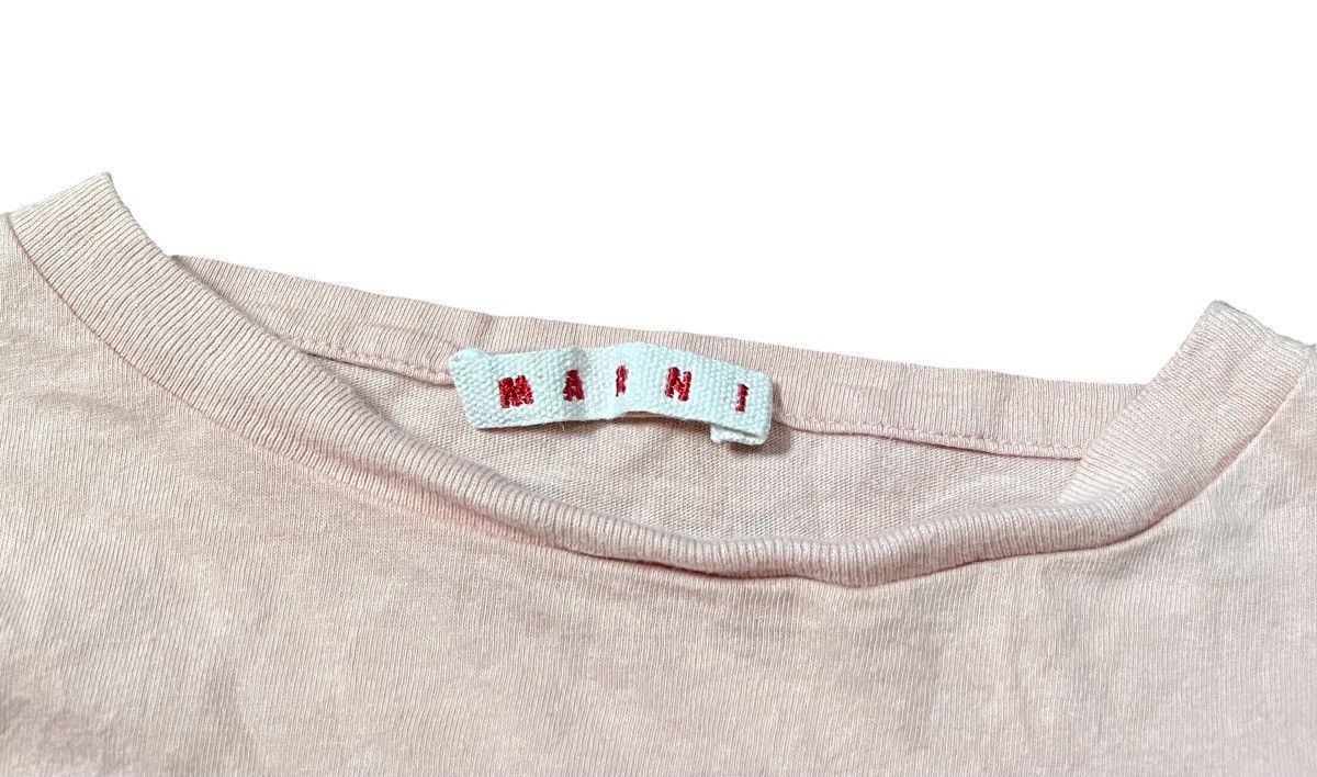 Marni Marni patch pocket light pink boxy tee Size US S / EU 44-46 / 1 - 3 Thumbnail