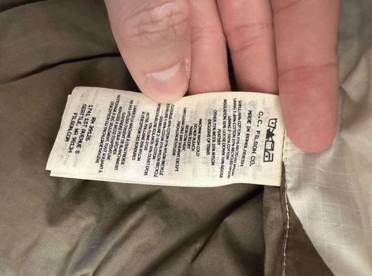 Filson Filson Chilkoot Expedition Parka Snow Camo Down NWT Rare M/L Size US XL / EU 56 / 4 - 5 Thumbnail