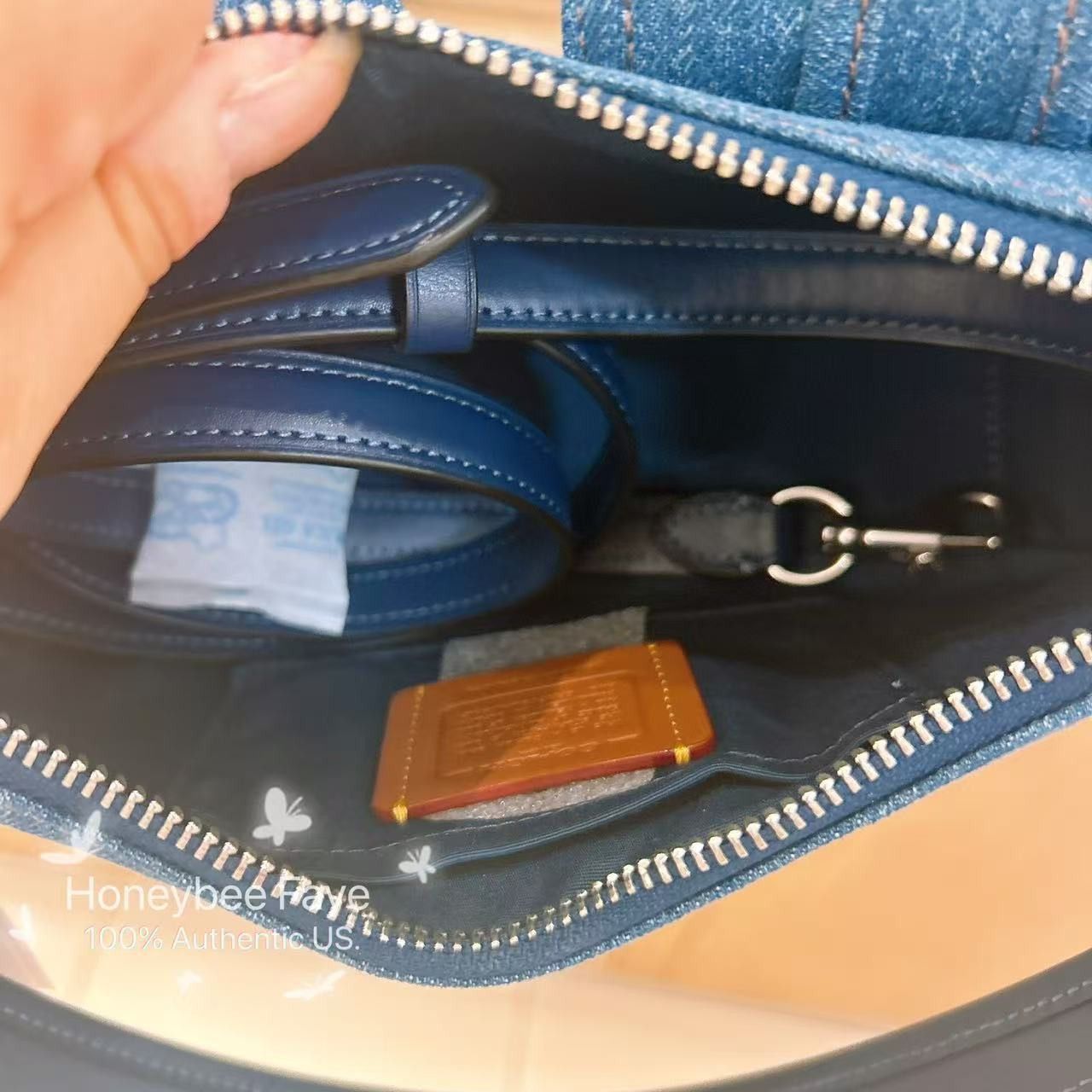 Coach Ashton Bag CAK44 denim/Silver/Indigo Size ONE SIZE - 5 Thumbnail