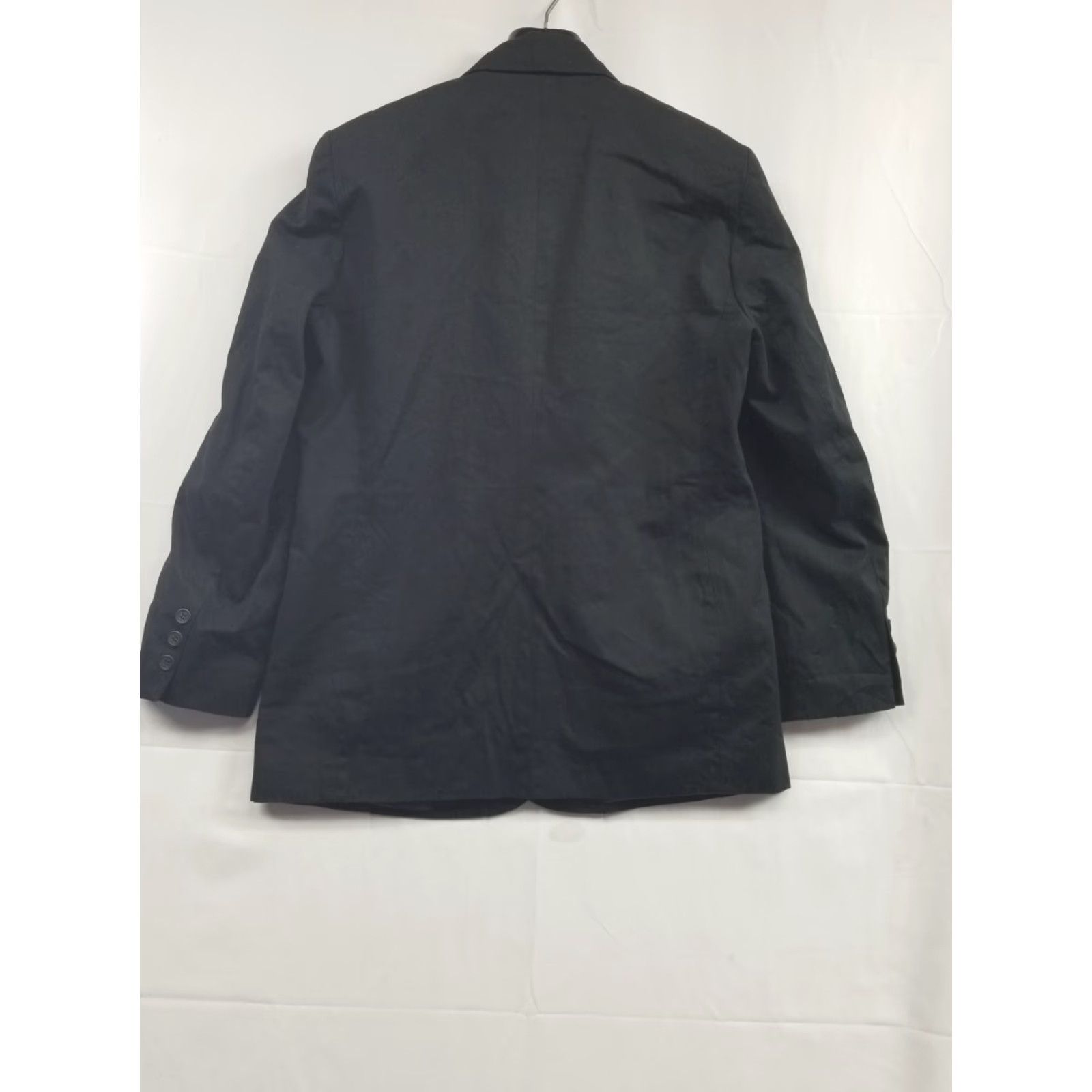 Vintage VINTAGE Herman Geist Blazer Jacket Women Size 10 Black Cotton One Button Jacket Women 10 Black Vintage Size L / US 10 / IT 46 - 2 Thumbnail